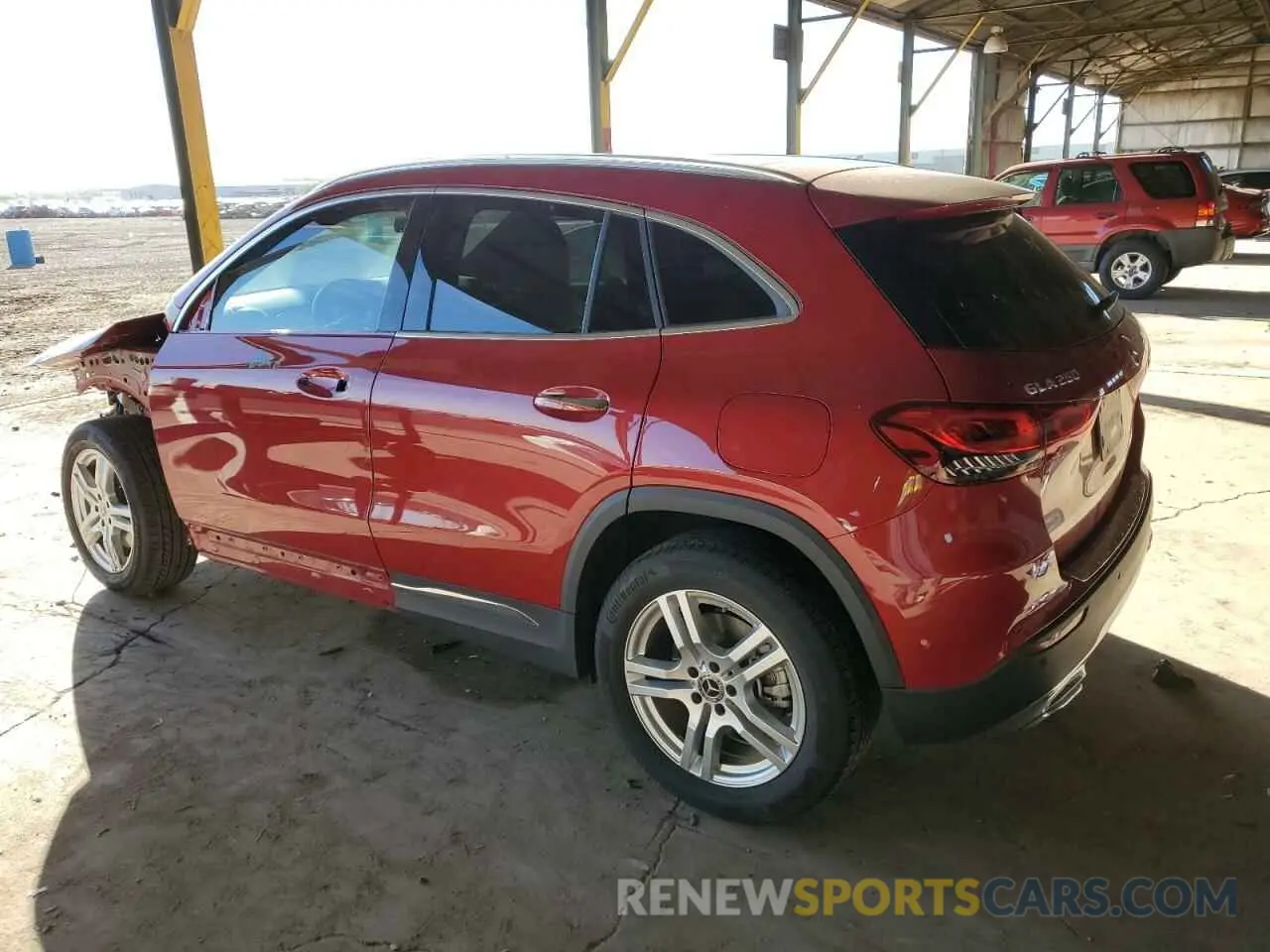2 Photograph of a damaged car W1N4N4GB0PJ448401 MERCEDES-BENZ GLA-CLASS 2023