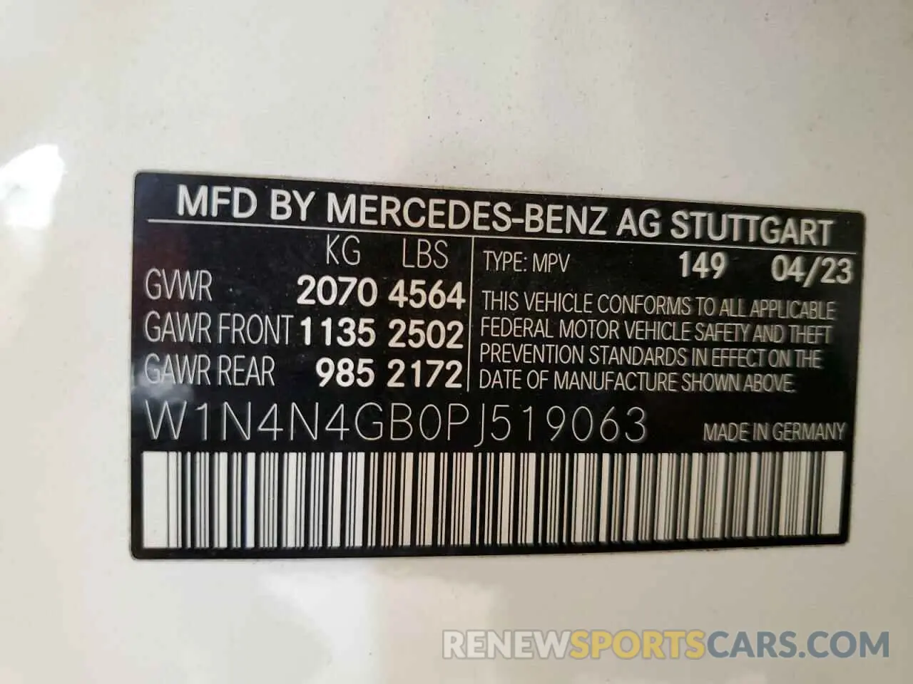 14 Photograph of a damaged car W1N4N4GB0PJ519063 MERCEDES-BENZ GLA-CLASS 2023