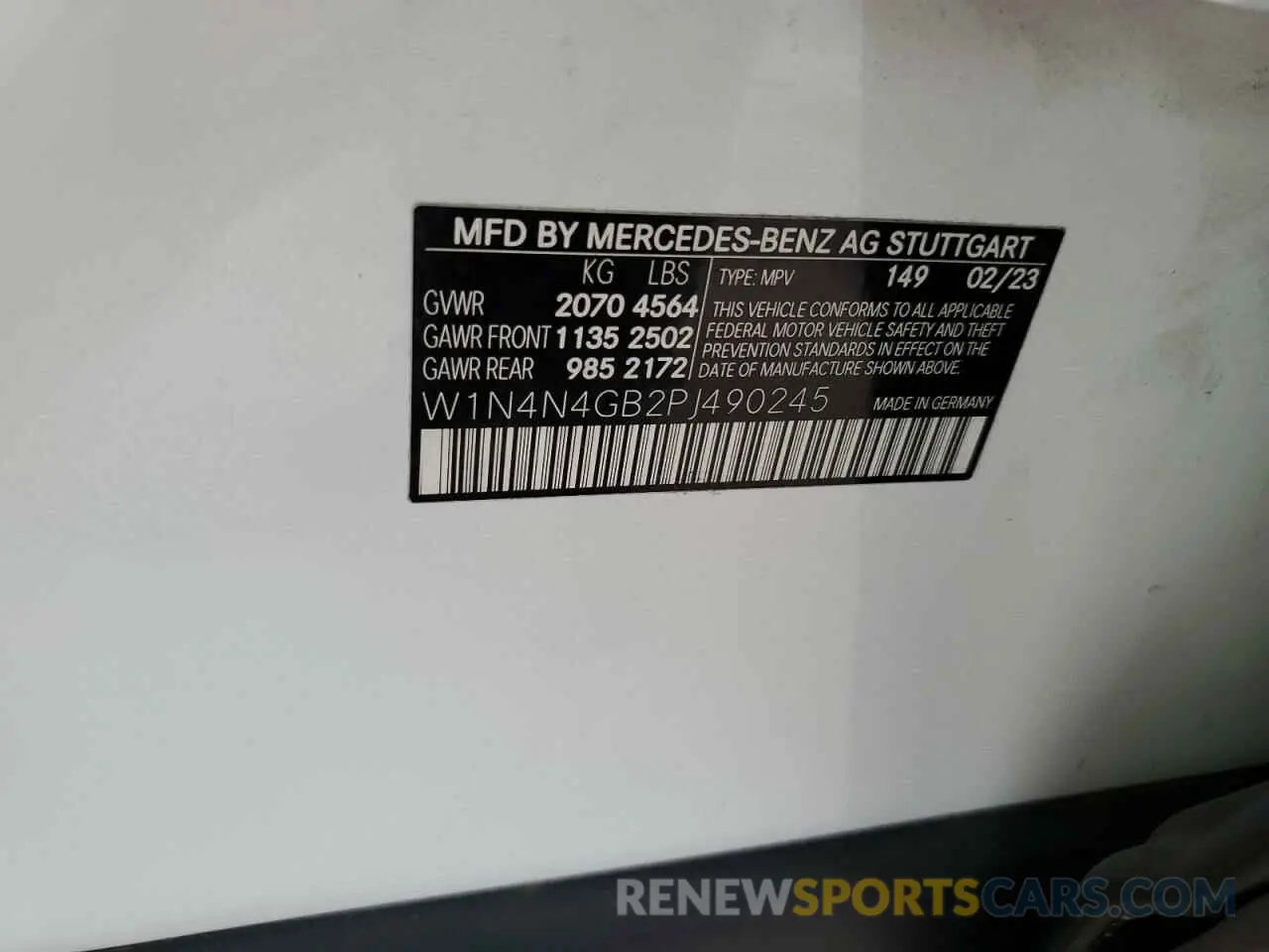 15 Photograph of a damaged car W1N4N4GB2PJ490245 MERCEDES-BENZ GLA-CLASS 2023