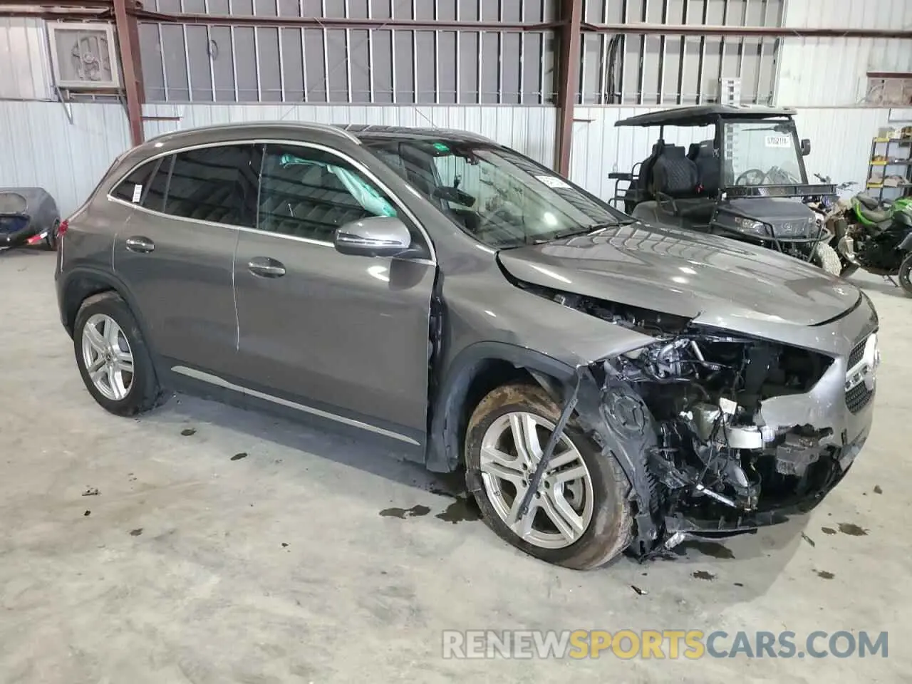 4 Photograph of a damaged car W1N4N4GB6PJ504082 MERCEDES-BENZ GLA-CLASS 2023