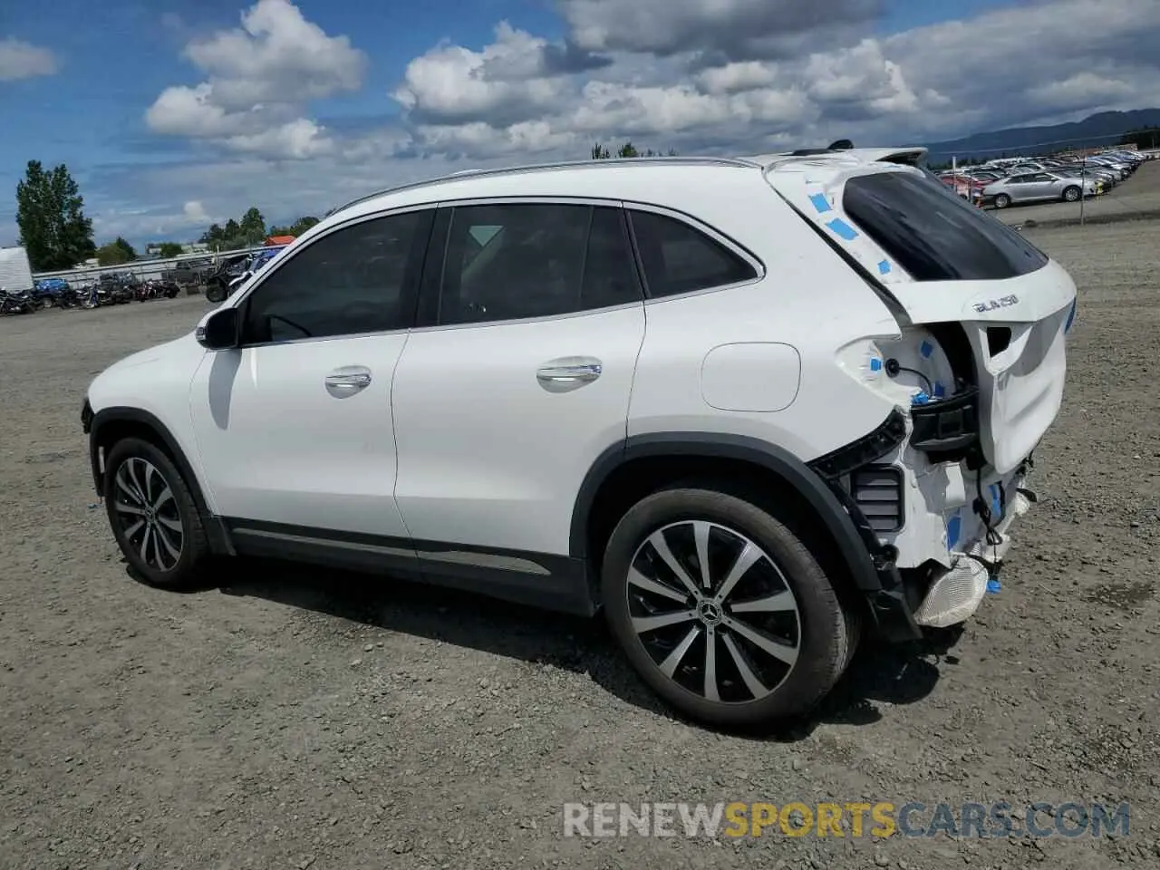 2 Photograph of a damaged car W1N4N4HB4PJ460324 MERCEDES-BENZ GLA-CLASS 2023