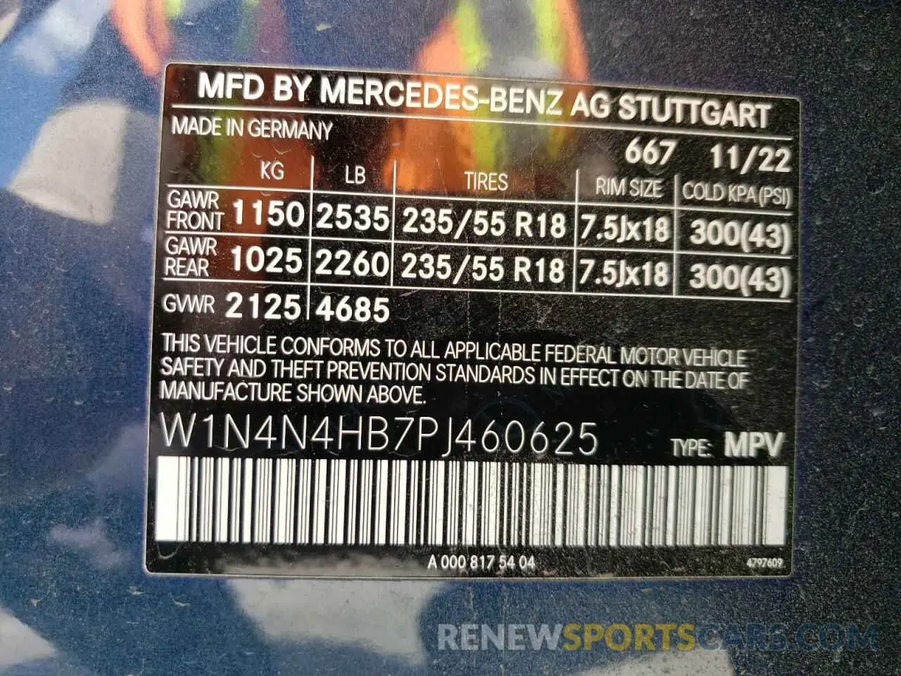 13 Photograph of a damaged car W1N4N4HB7PJ460625 MERCEDES-BENZ GLA-CLASS 2023
