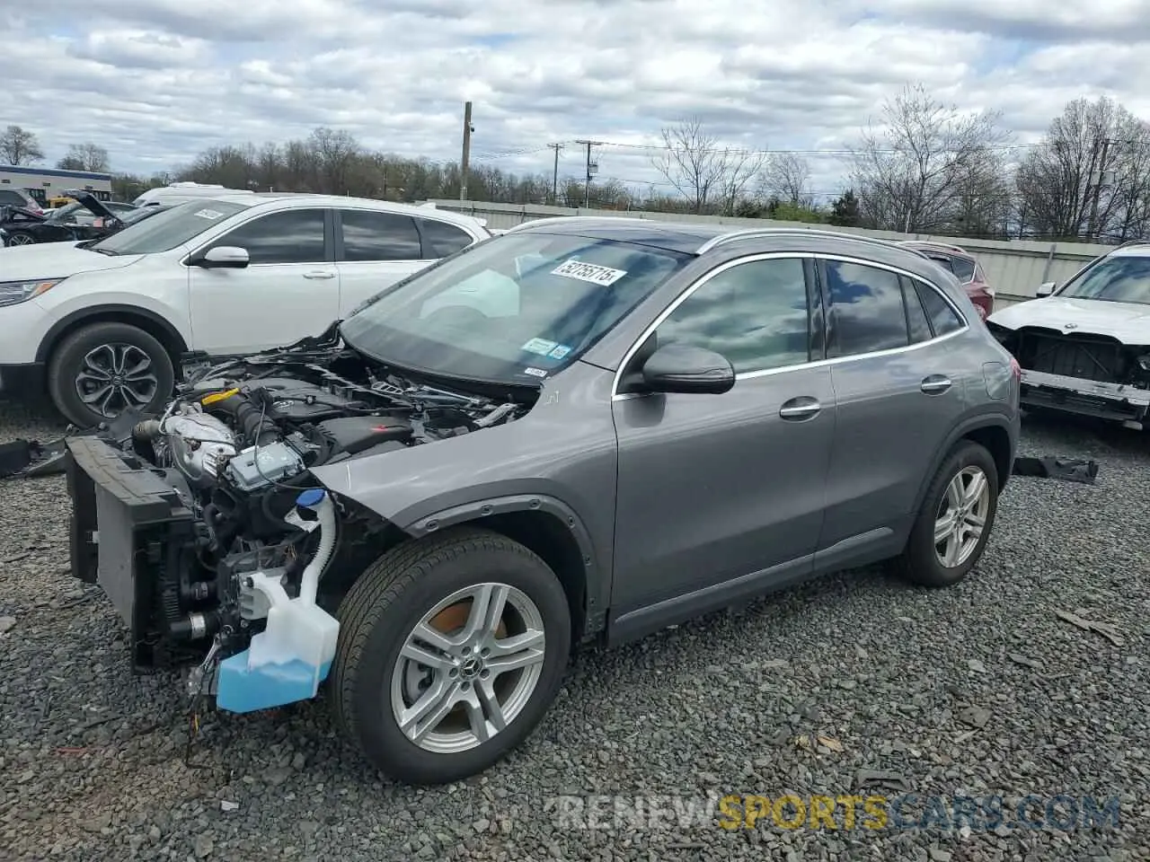 1 Photograph of a damaged car W1N4N4HB8PJ521156 MERCEDES-BENZ GLA-CLASS 2023