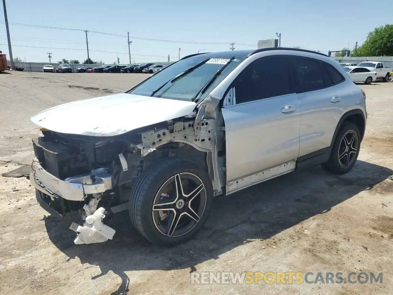 1 Photograph of a damaged car W1N4N4HB8PJ523151 MERCEDES-BENZ GLA-CLASS 2023