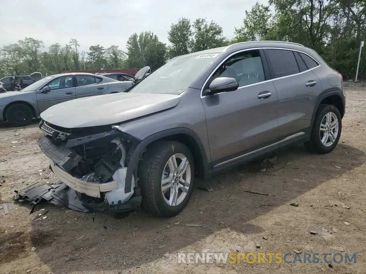 1 Photograph of a damaged car W1N4N4HB9PJ506116 MERCEDES-BENZ GLA-CLASS 2023