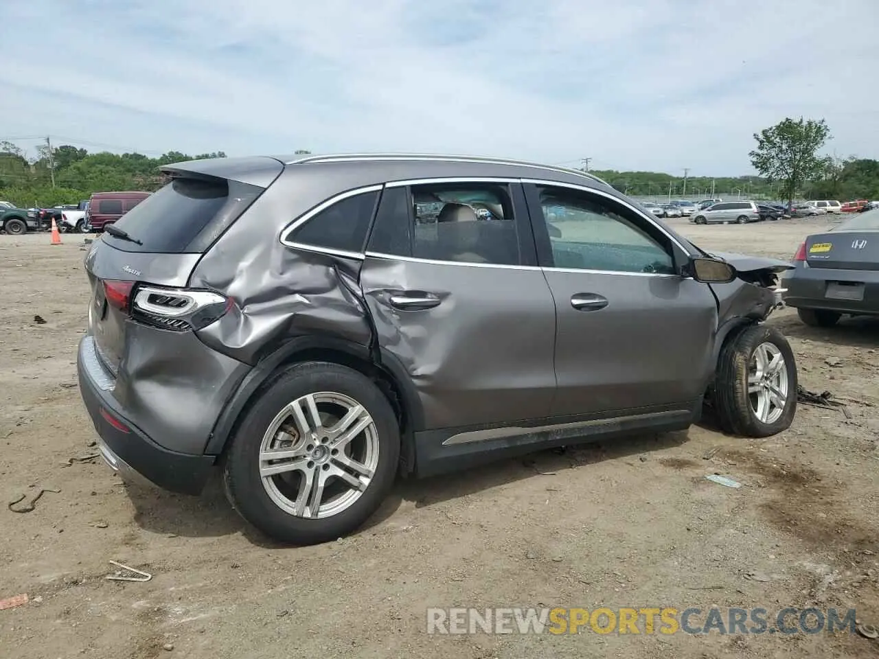 3 Photograph of a damaged car W1N4N4HB9PJ506116 MERCEDES-BENZ GLA-CLASS 2023