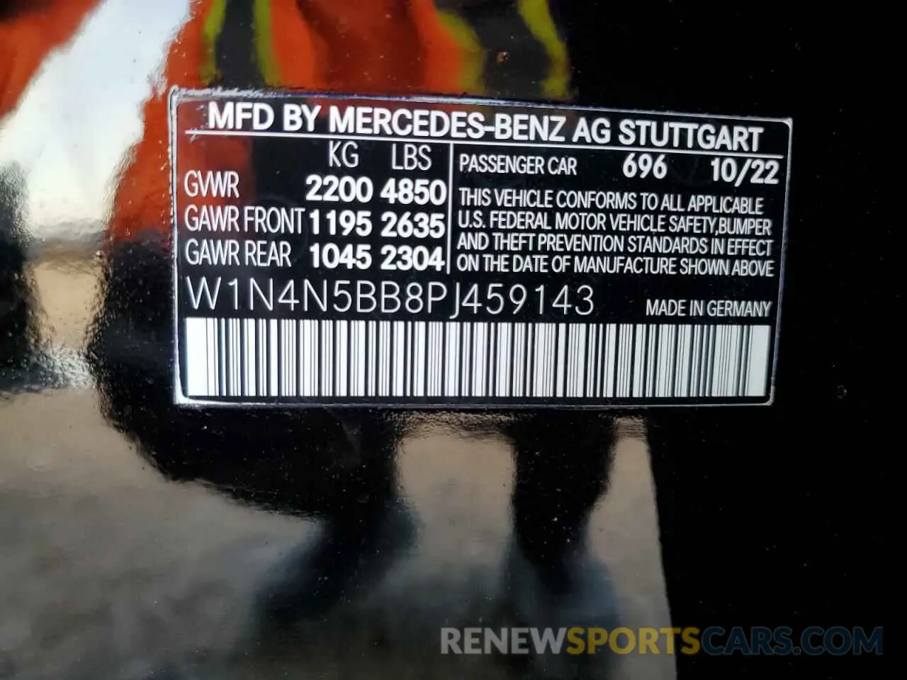 12 Photograph of a damaged car W1N4N5BB8PJ459143 MERCEDES-BENZ GLA-CLASS 2023