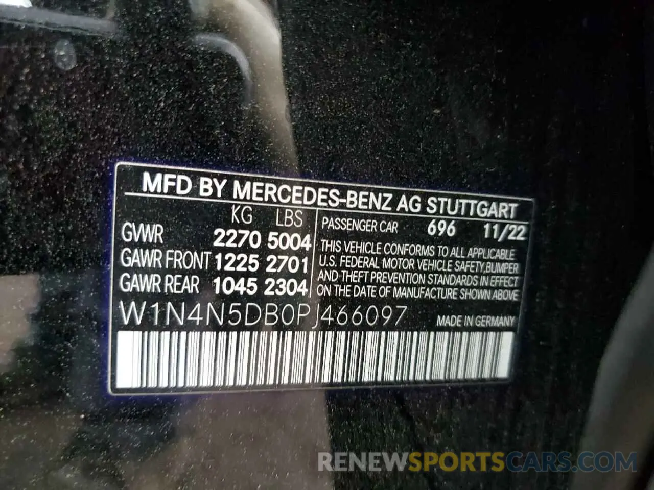 13 Photograph of a damaged car W1N4N5DB0PJ466097 MERCEDES-BENZ GLA-CLASS 2023