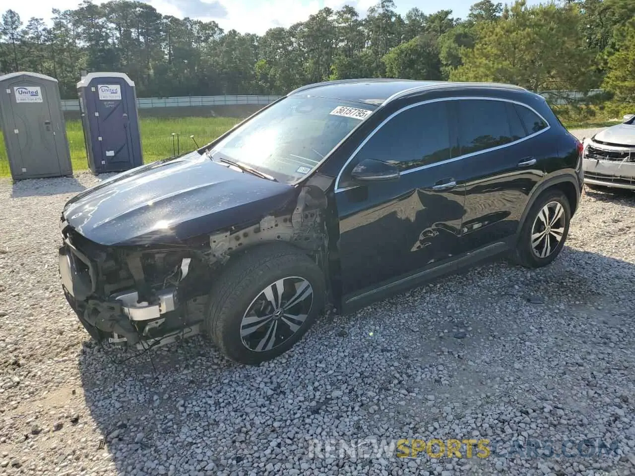 1 Photograph of a damaged car W1N4N4GB9RJ609783 MERCEDES-BENZ GLA-CLASS 2024