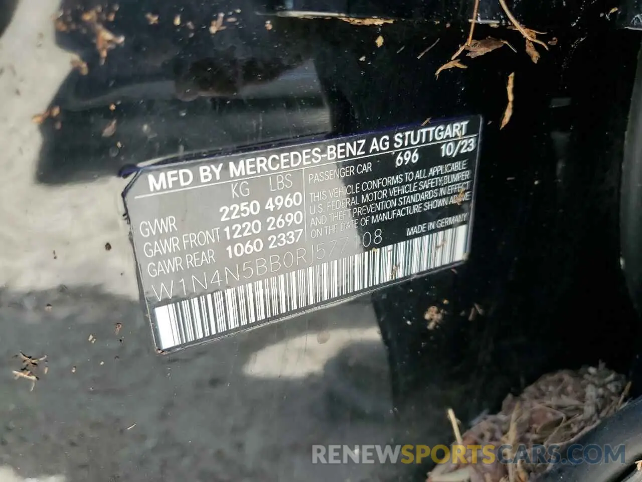 14 Photograph of a damaged car W1N4N5BB0RJ577108 MERCEDES-BENZ GLA-CLASS 2024