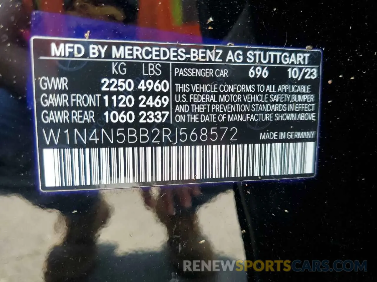 13 Photograph of a damaged car W1N4N5BB2RJ568572 MERCEDES-BENZ GLA-CLASS 2024