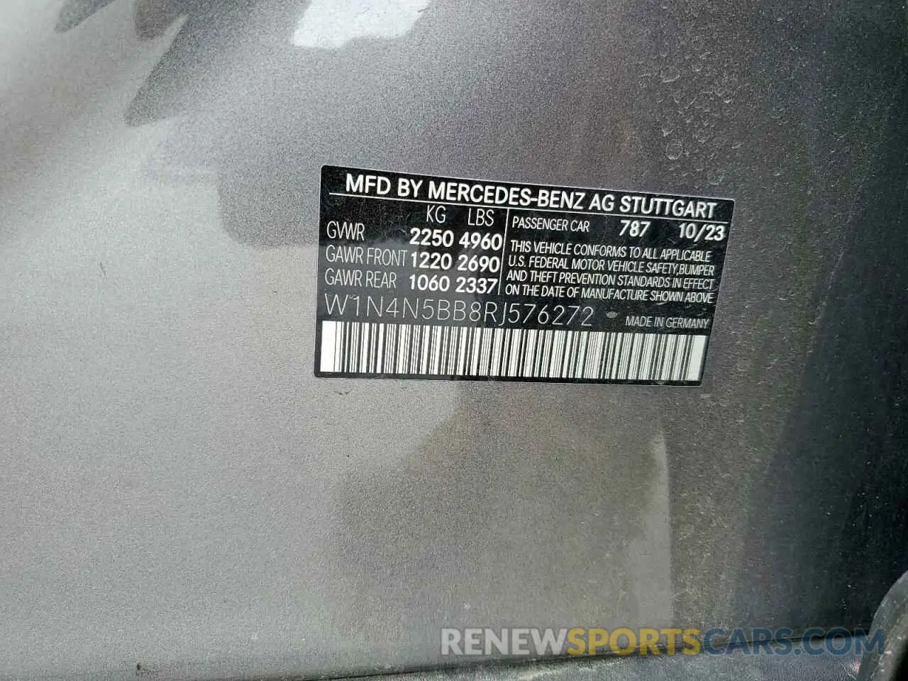14 Photograph of a damaged car W1N4N5BB8RJ576272 MERCEDES-BENZ GLA-CLASS 2024