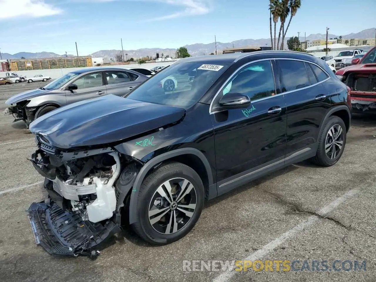 1 Photograph of a damaged car W1N4N4GB0SJ680263 MERCEDES-BENZ GLA-CLASS 2025