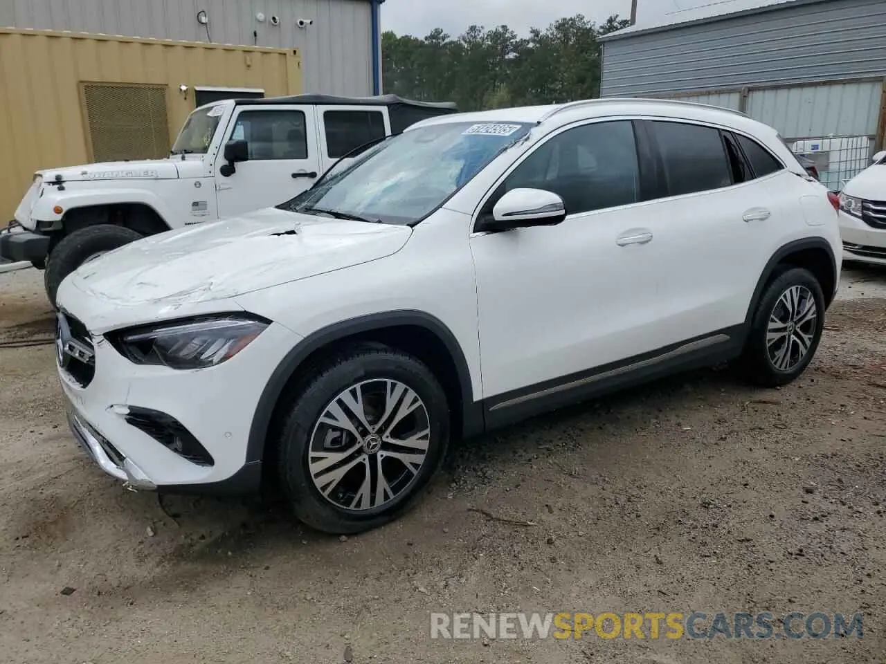 1 Photograph of a damaged car W1N4N4GB2SJ704885 MERCEDES-BENZ GLA-CLASS 2025