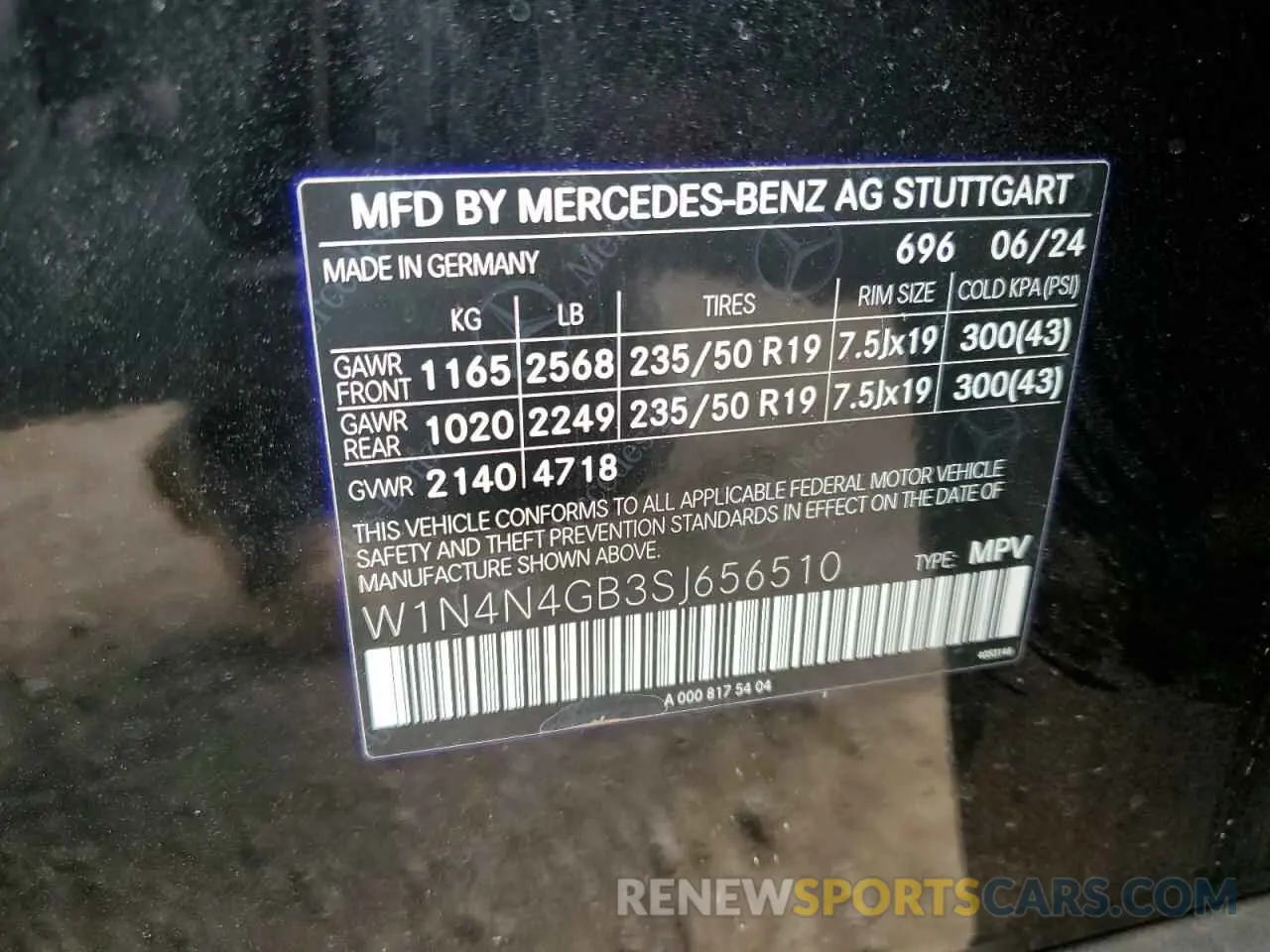 12 Photograph of a damaged car W1N4N4GB3SJ656510 MERCEDES-BENZ GLA-CLASS 2025