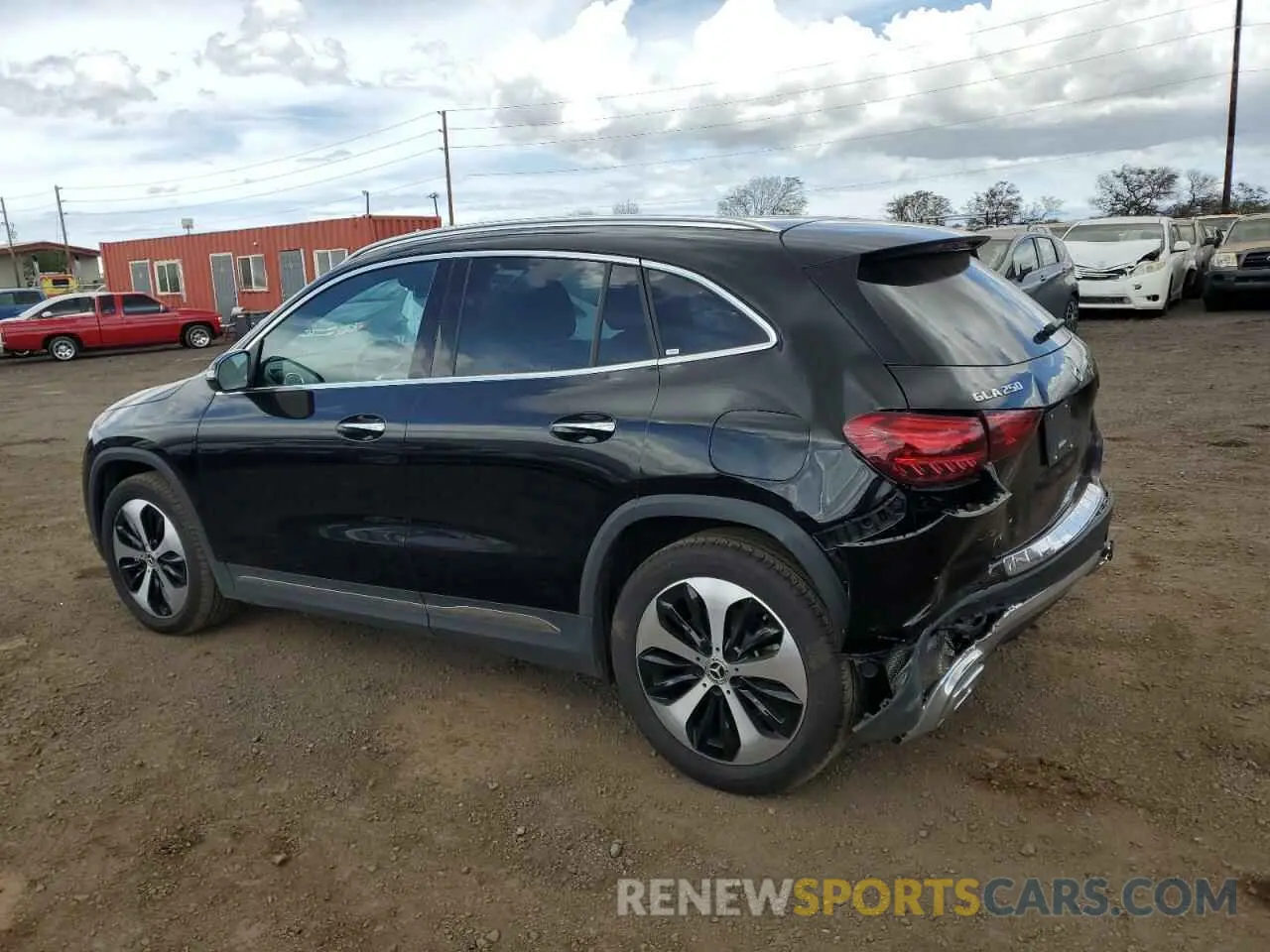 2 Photograph of a damaged car W1N4N4GB3SJ656510 MERCEDES-BENZ GLA-CLASS 2025