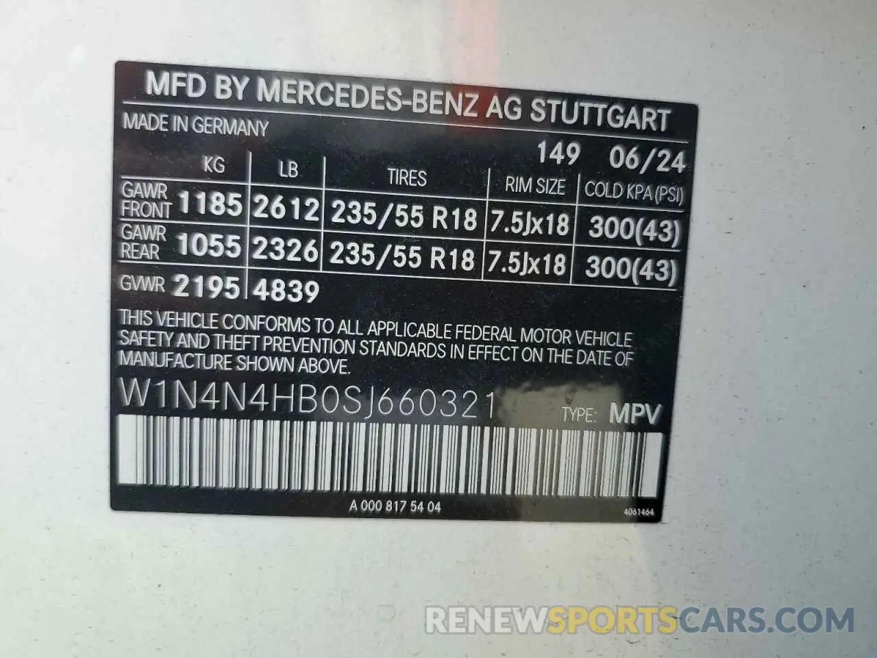 13 Photograph of a damaged car W1N4N4HB0SJ660321 MERCEDES-BENZ GLA-CLASS 2025