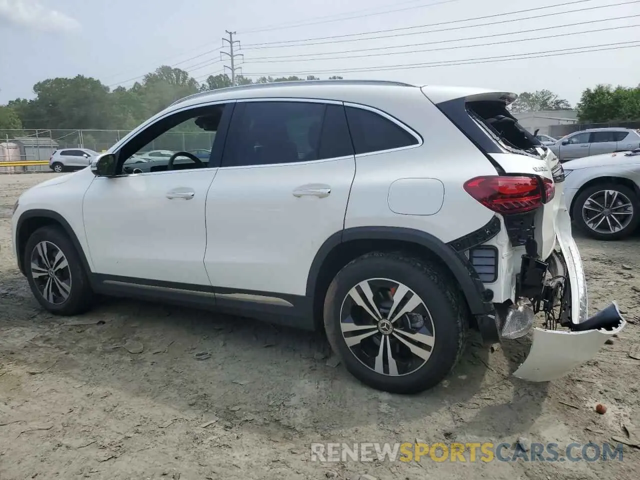 2 Photograph of a damaged car W1N4N4HB0SJ660321 MERCEDES-BENZ GLA-CLASS 2025