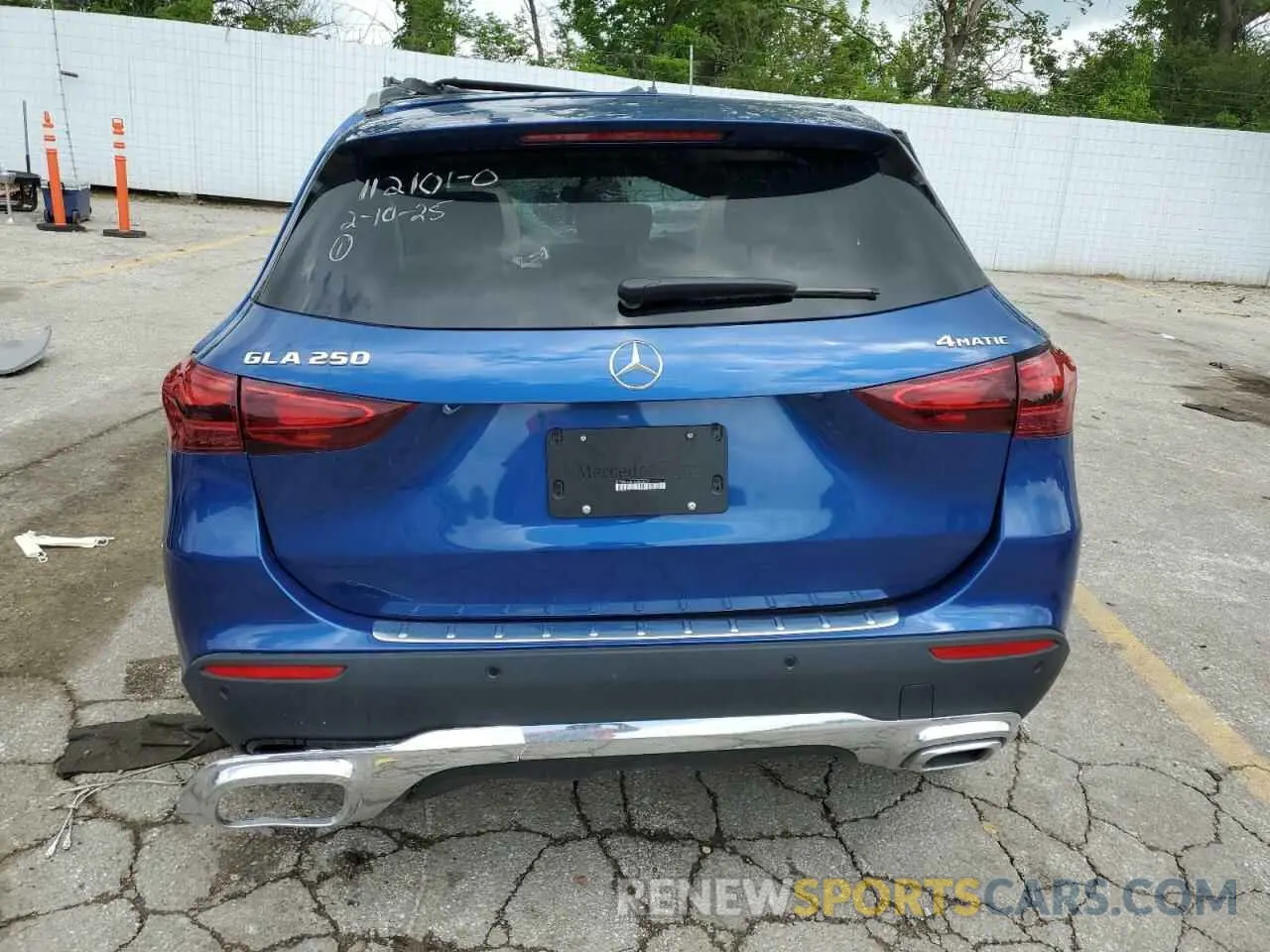6 Photograph of a damaged car W1N4N4HB1SJ693683 MERCEDES-BENZ GLA-CLASS 2025