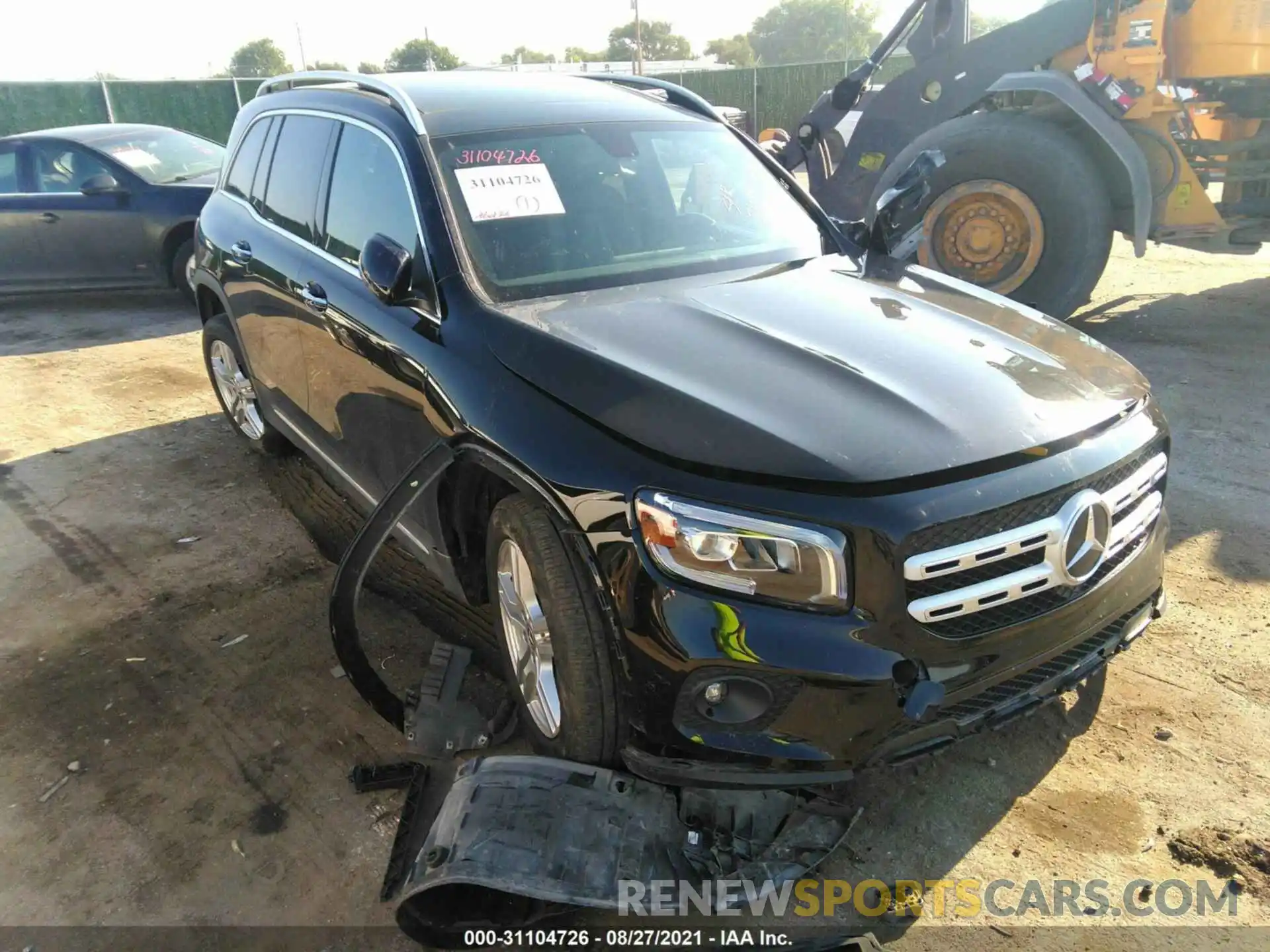 1 Photograph of a damaged car W1N4M4HB2LW035751 MERCEDES-BENZ GLB 2020