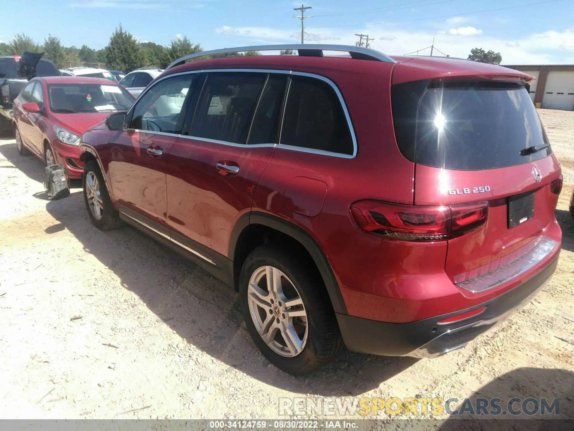 3 Photograph of a damaged car W1N4M4HB6MW102207 MERCEDES-BENZ GLB 2021