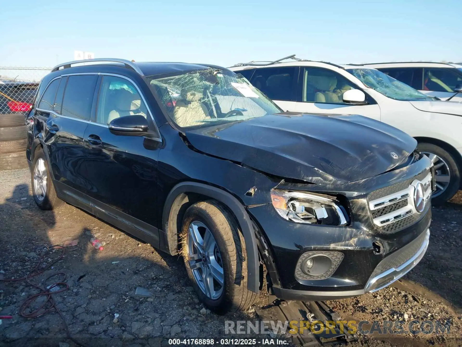 1 Photograph of a damaged car W1N4M4GB0LW033269 MERCEDES-BENZ GLB 250 2020
