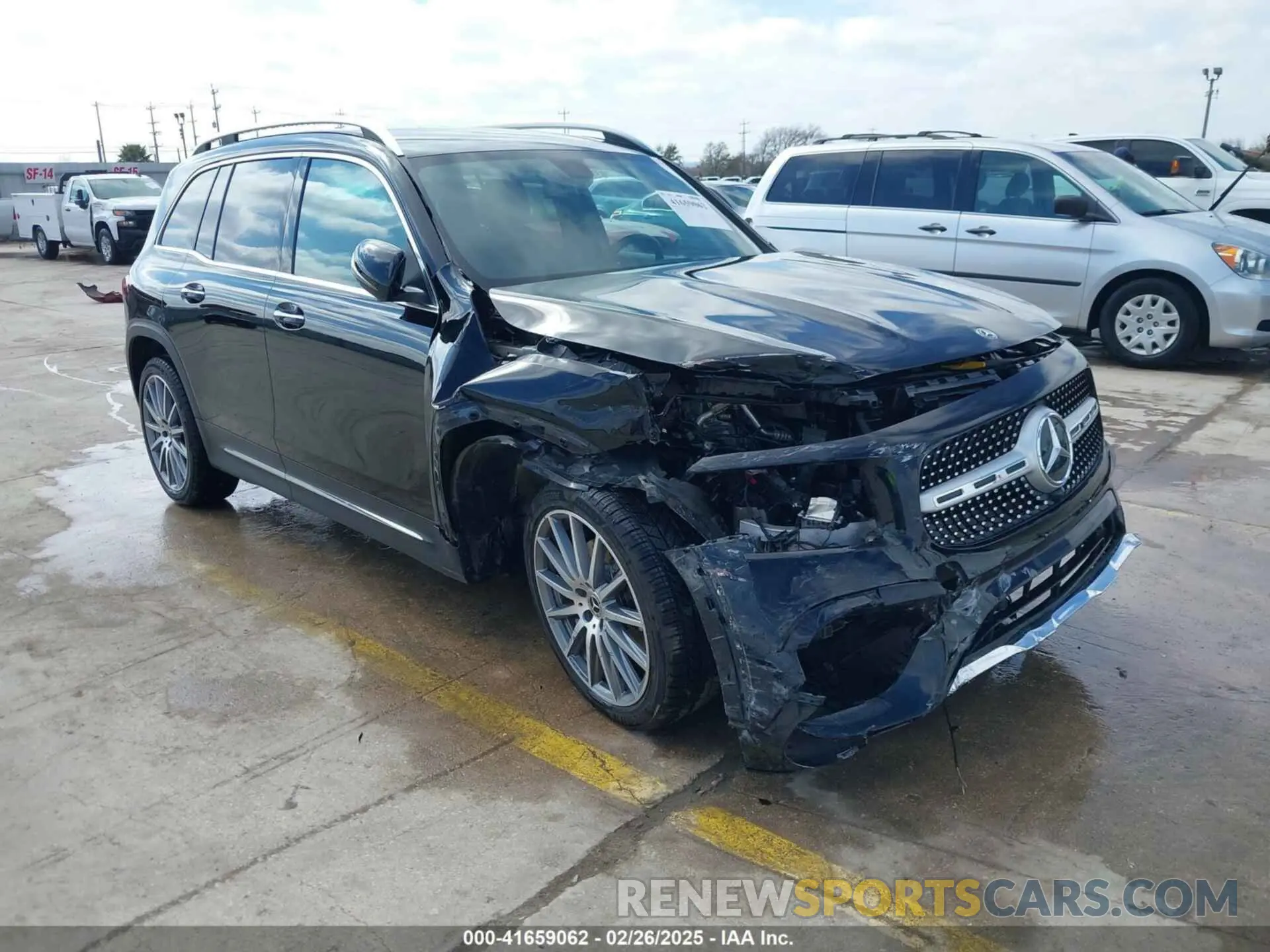 1 Photograph of a damaged car W1N4M4GB7LW059352 MERCEDES-BENZ GLB 250 2020
