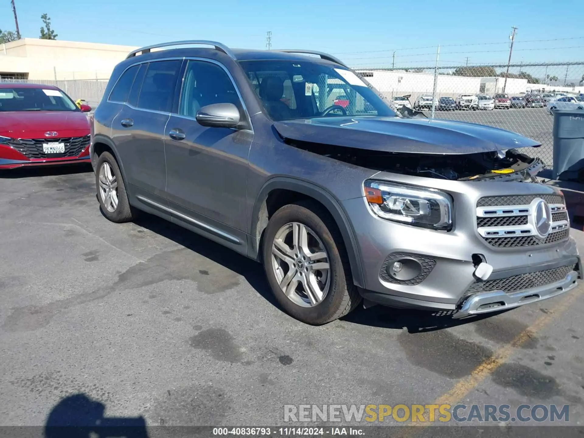 1 Photograph of a damaged car W1N4M4HB2LW032056 MERCEDES-BENZ GLB 250 2020