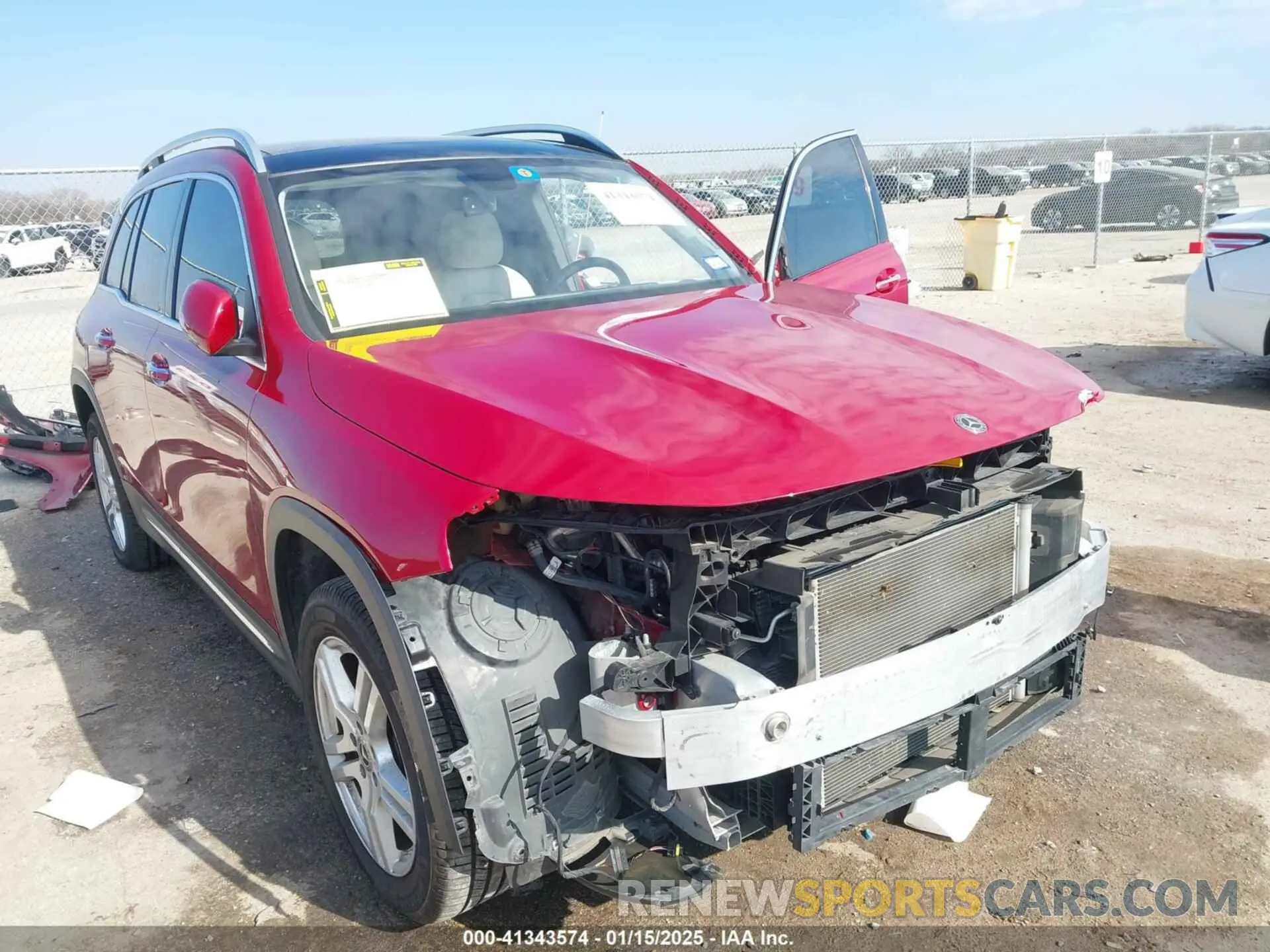 1 Photograph of a damaged car W1N4M4HB9LW043121 MERCEDES-BENZ GLB 250 2020