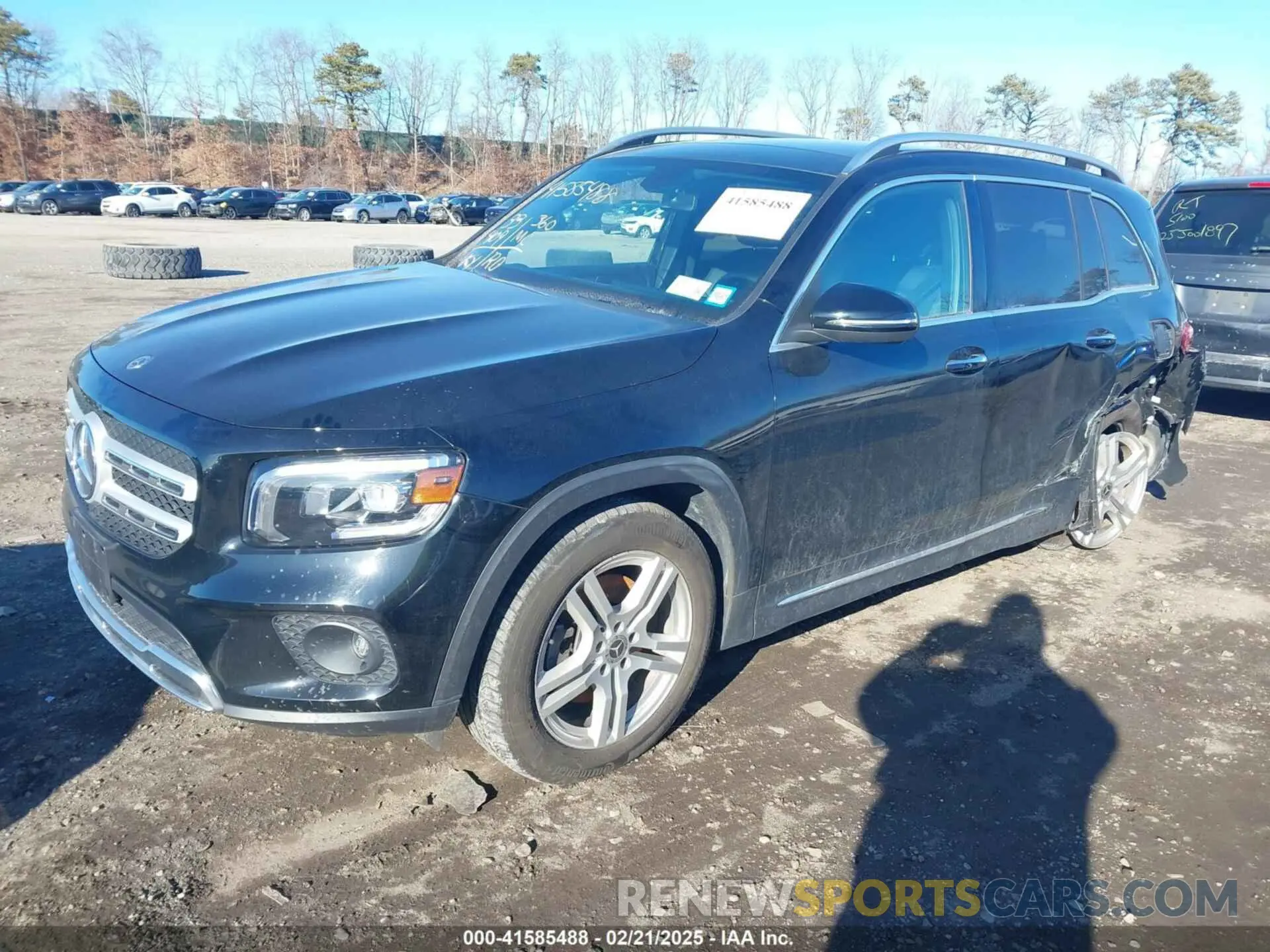 2 Photograph of a damaged car W1N4M4HB0MW104535 MERCEDES-BENZ GLB 250 2021