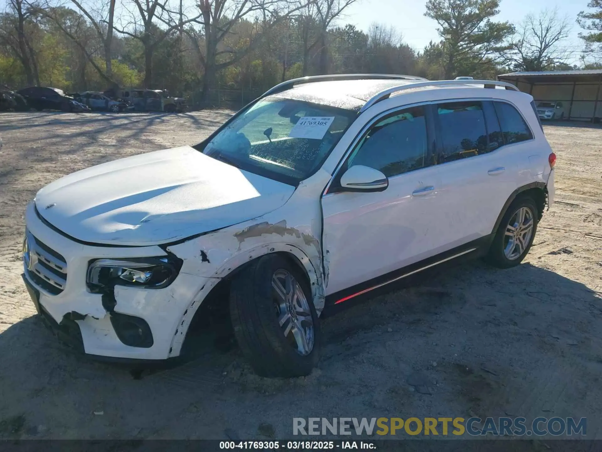 2 Photograph of a damaged car W1N4M4HB0MW123599 MERCEDES-BENZ GLB 250 2021