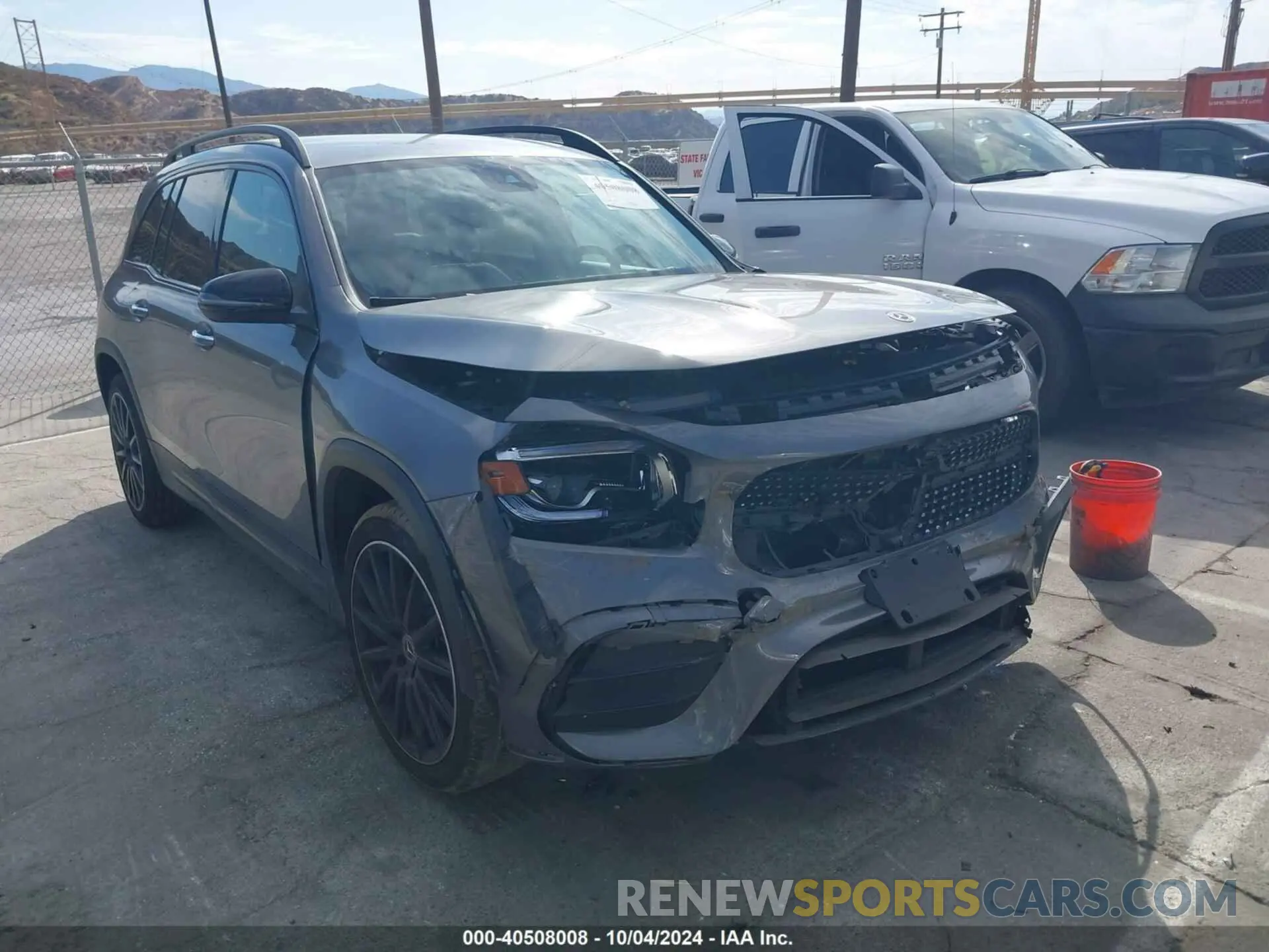 1 Photograph of a damaged car W1N4M4HB2MW112801 MERCEDES-BENZ GLB 250 2021