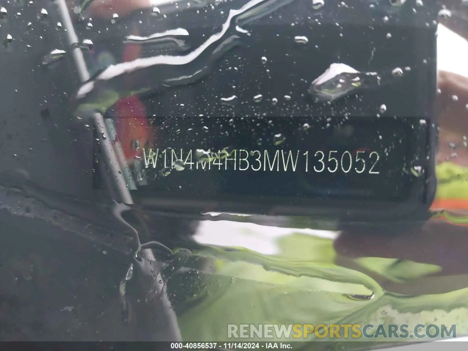 9 Photograph of a damaged car W1N4M4HB3MW135052 MERCEDES-BENZ GLB 250 2021