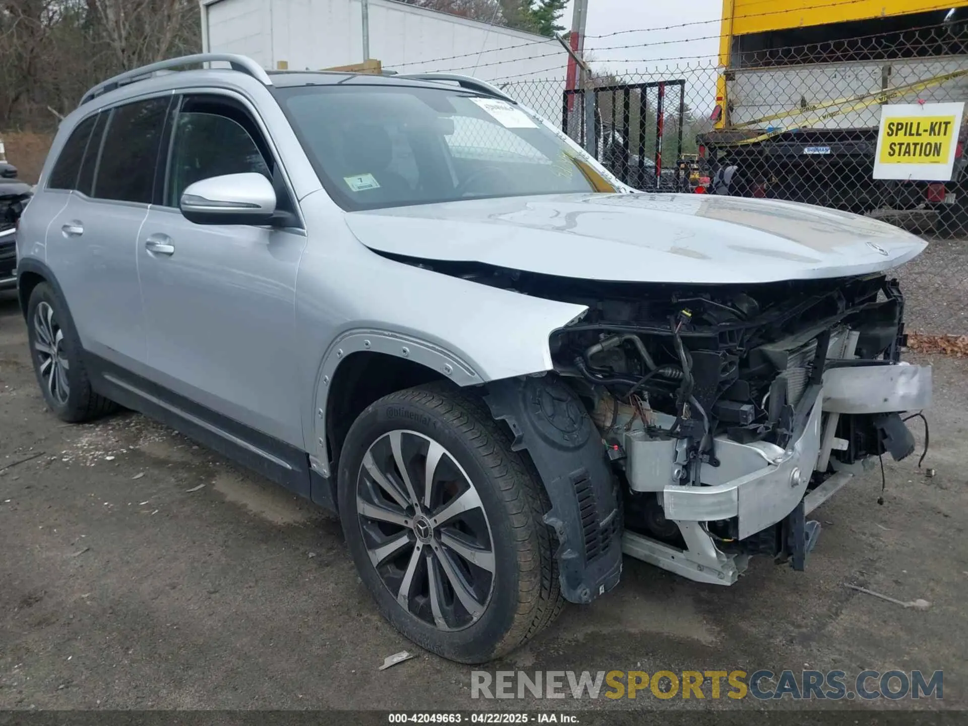 1 Photograph of a damaged car W1N4M4HB4MW087643 MERCEDES-BENZ GLB 250 2021