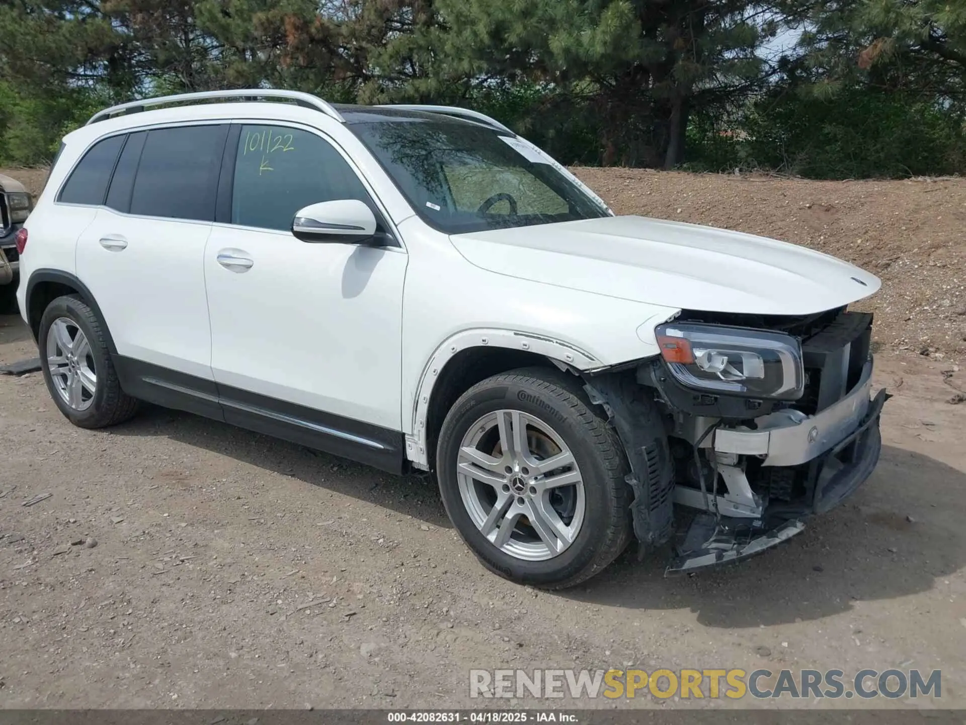 1 Photograph of a damaged car W1N4M4HB4MW101122 MERCEDES-BENZ GLB 250 2021