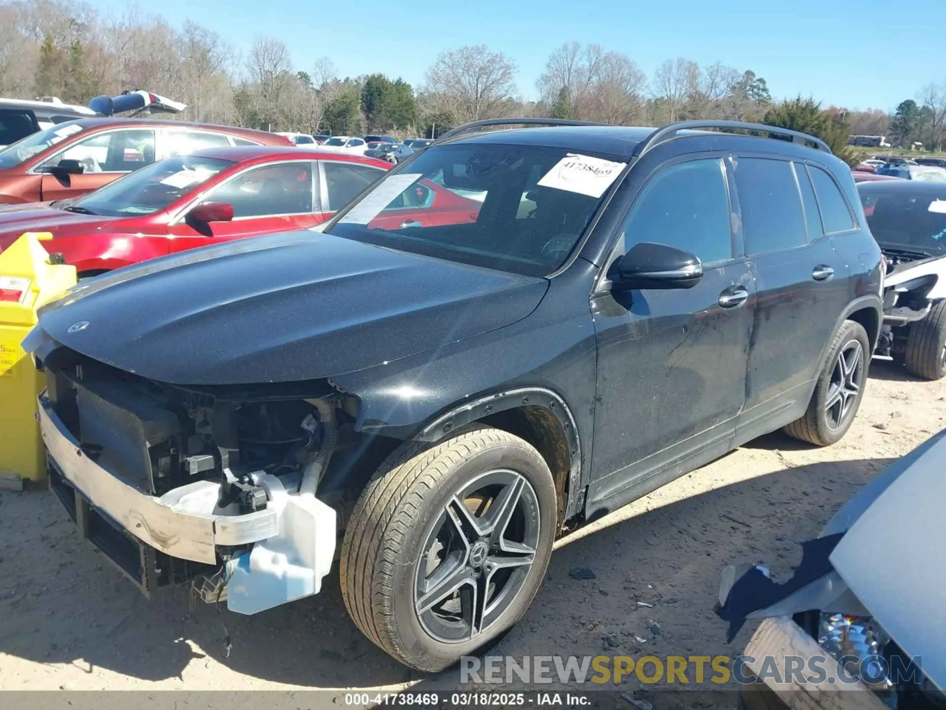 2 Photograph of a damaged car W1N4M4HB8MW115802 MERCEDES-BENZ GLB 250 2021