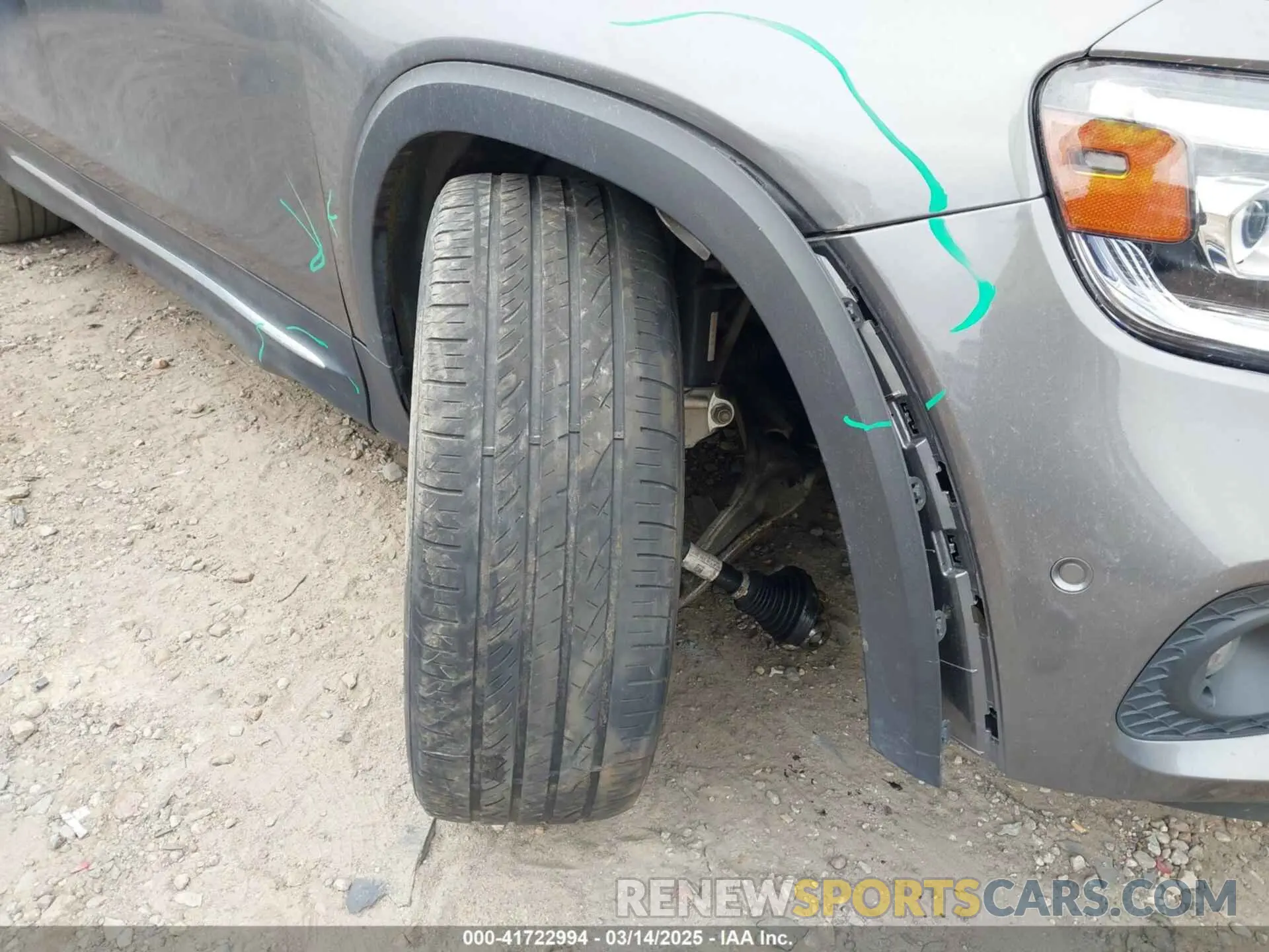 6 Photograph of a damaged car W1N4M4GBXNW238455 MERCEDES-BENZ GLB 250 2022