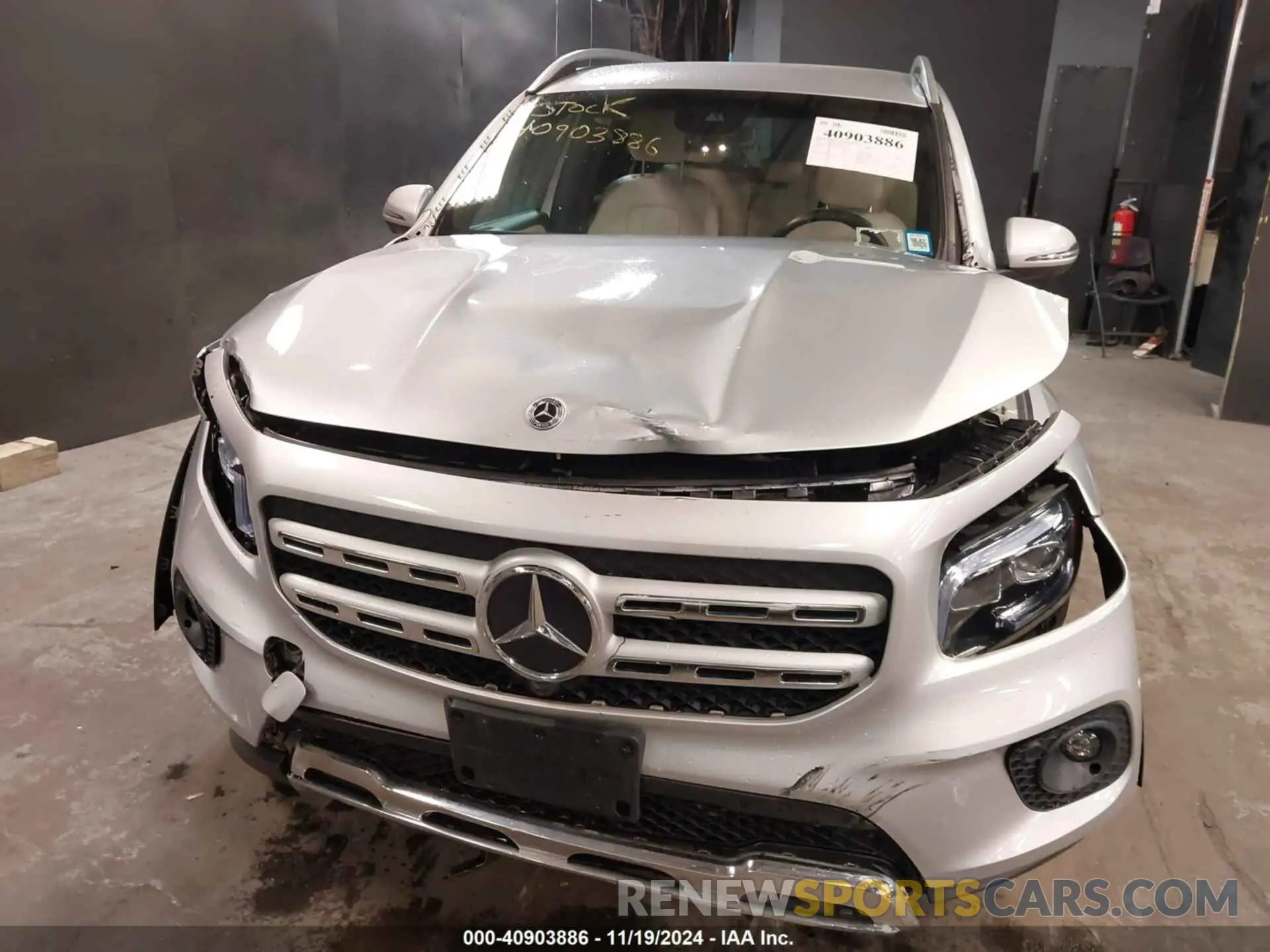 6 Photograph of a damaged car W1N4M4HB4NW203604 MERCEDES-BENZ GLB 250 2022