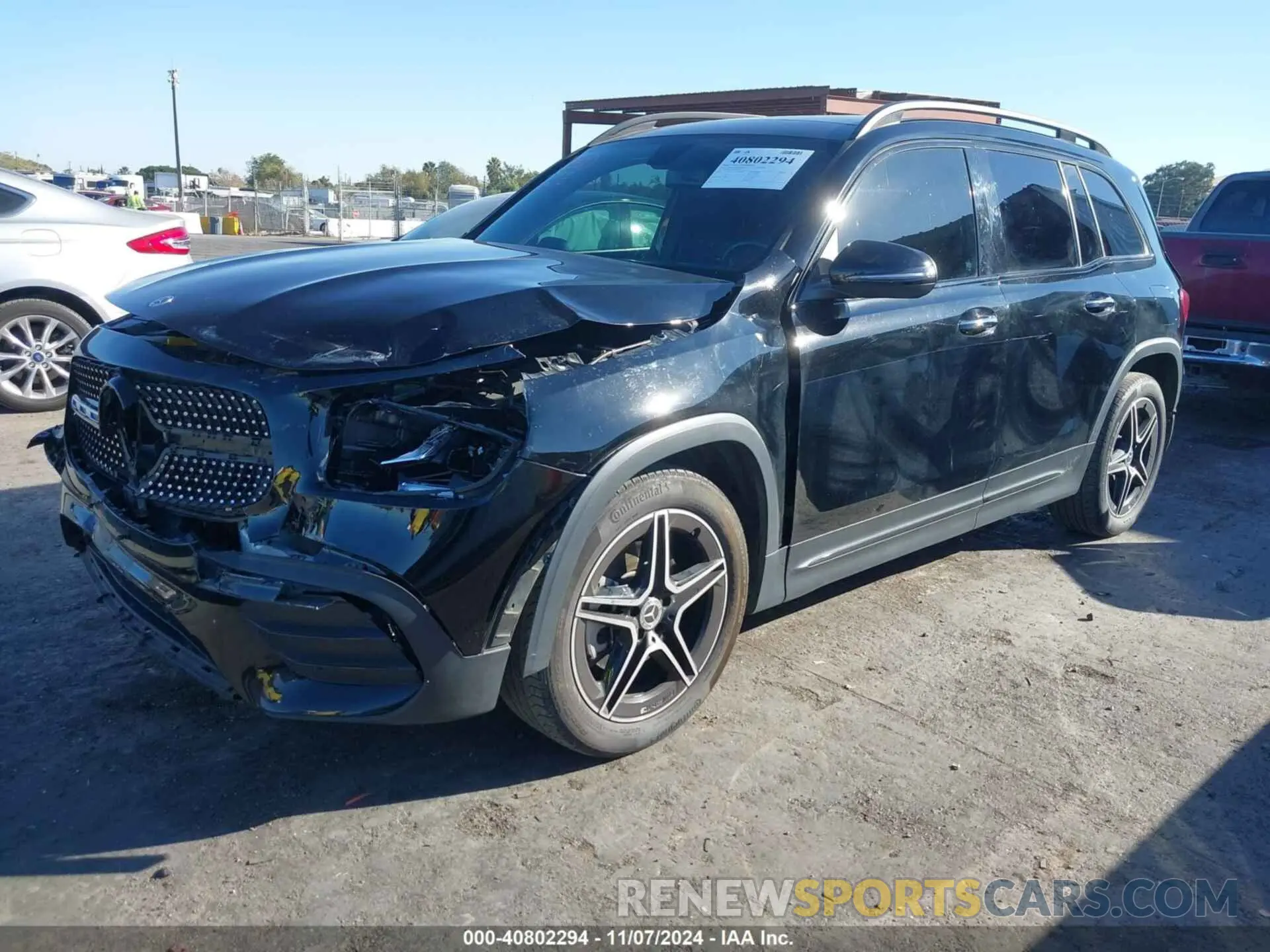2 Photograph of a damaged car W1N4M4HB4NW255010 MERCEDES-BENZ GLB 250 2022