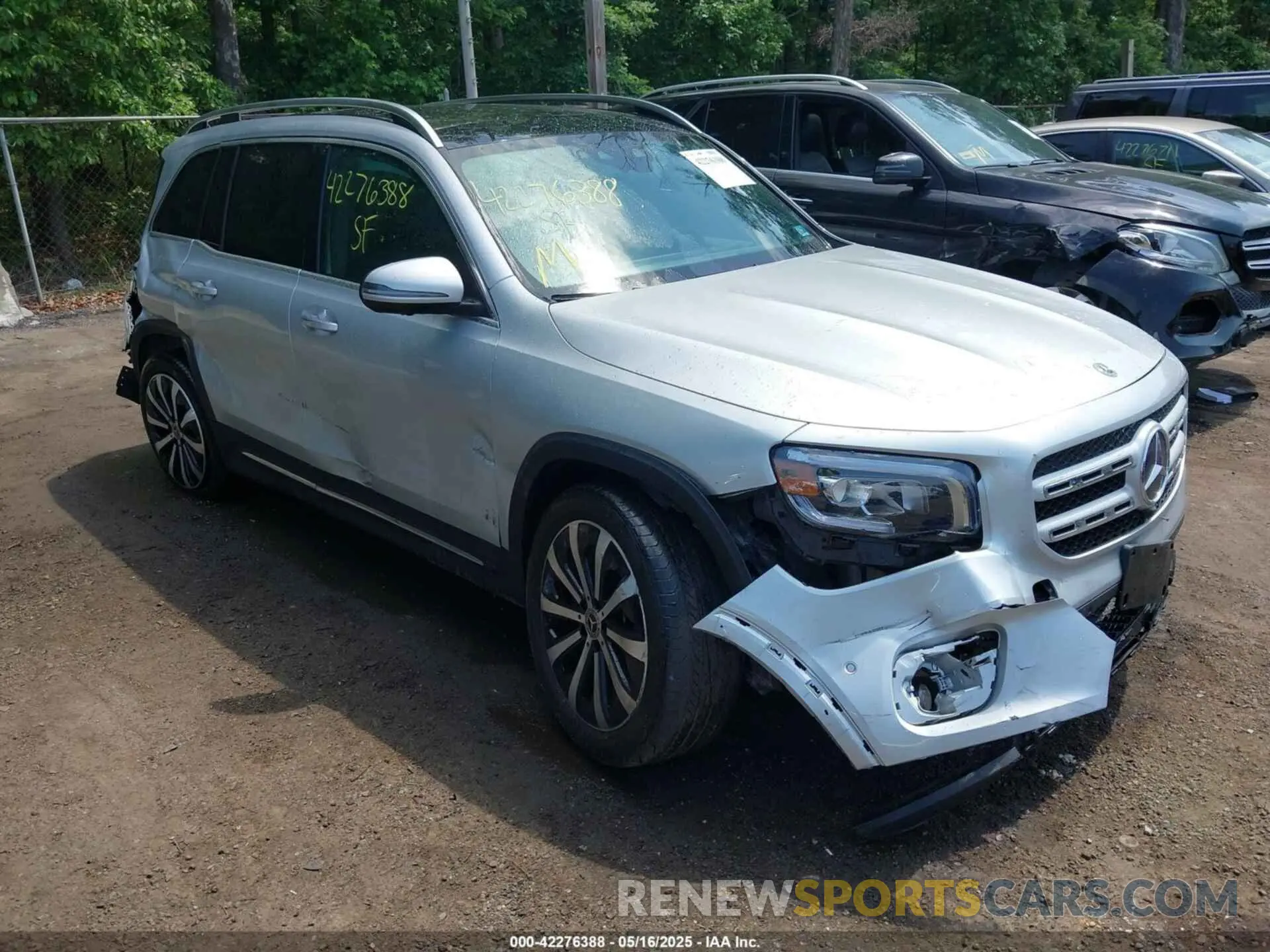 1 Photograph of a damaged car W1N4M4HB5NW171455 MERCEDES-BENZ GLB 250 2022