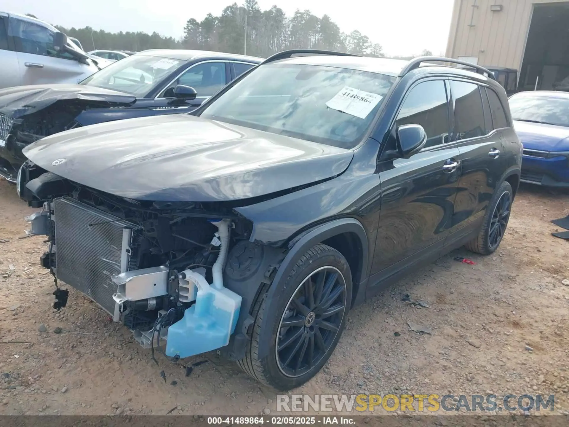 2 Photograph of a damaged car W1N4M4GB4PW293910 MERCEDES-BENZ GLB 250 2023