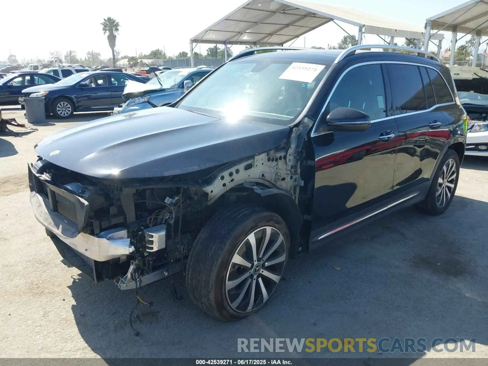 2 Photograph of a damaged car W1N4M4GB9PW273782 MERCEDES-BENZ GLB 250 2023