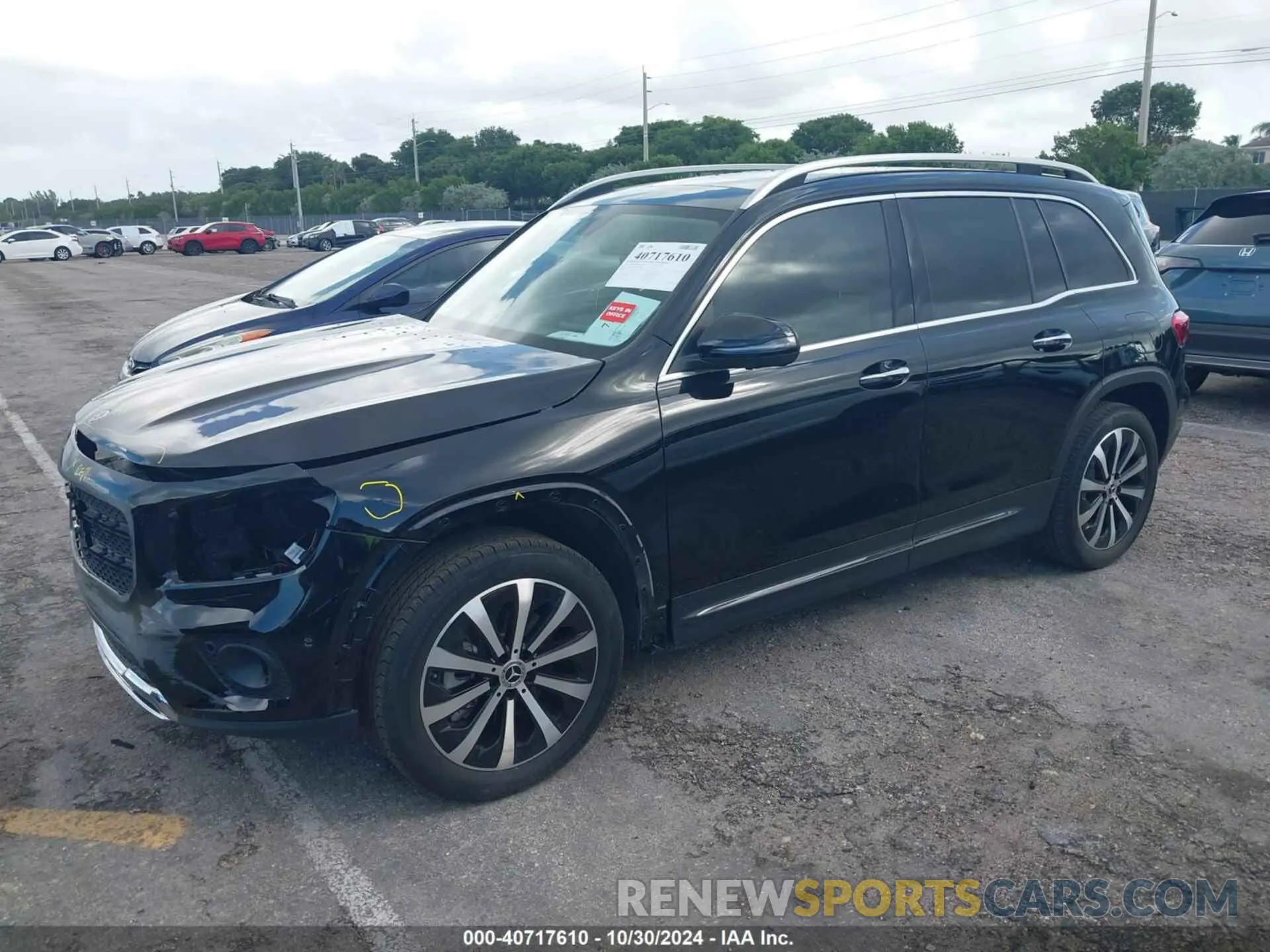 2 Photograph of a damaged car W1N4M4GB9PW296088 MERCEDES-BENZ GLB 250 2023