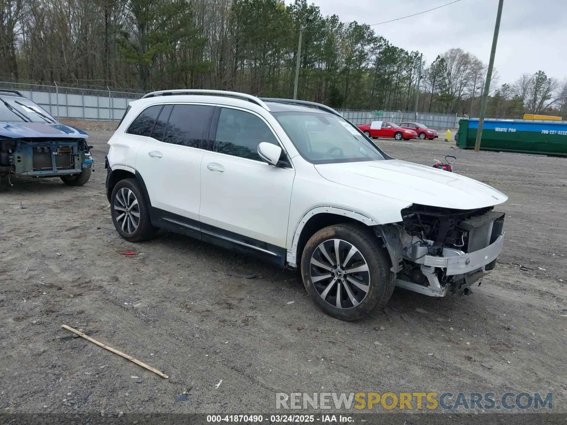 1 Photograph of a damaged car W1N4M4GB9PW297015 MERCEDES-BENZ GLB 250 2023