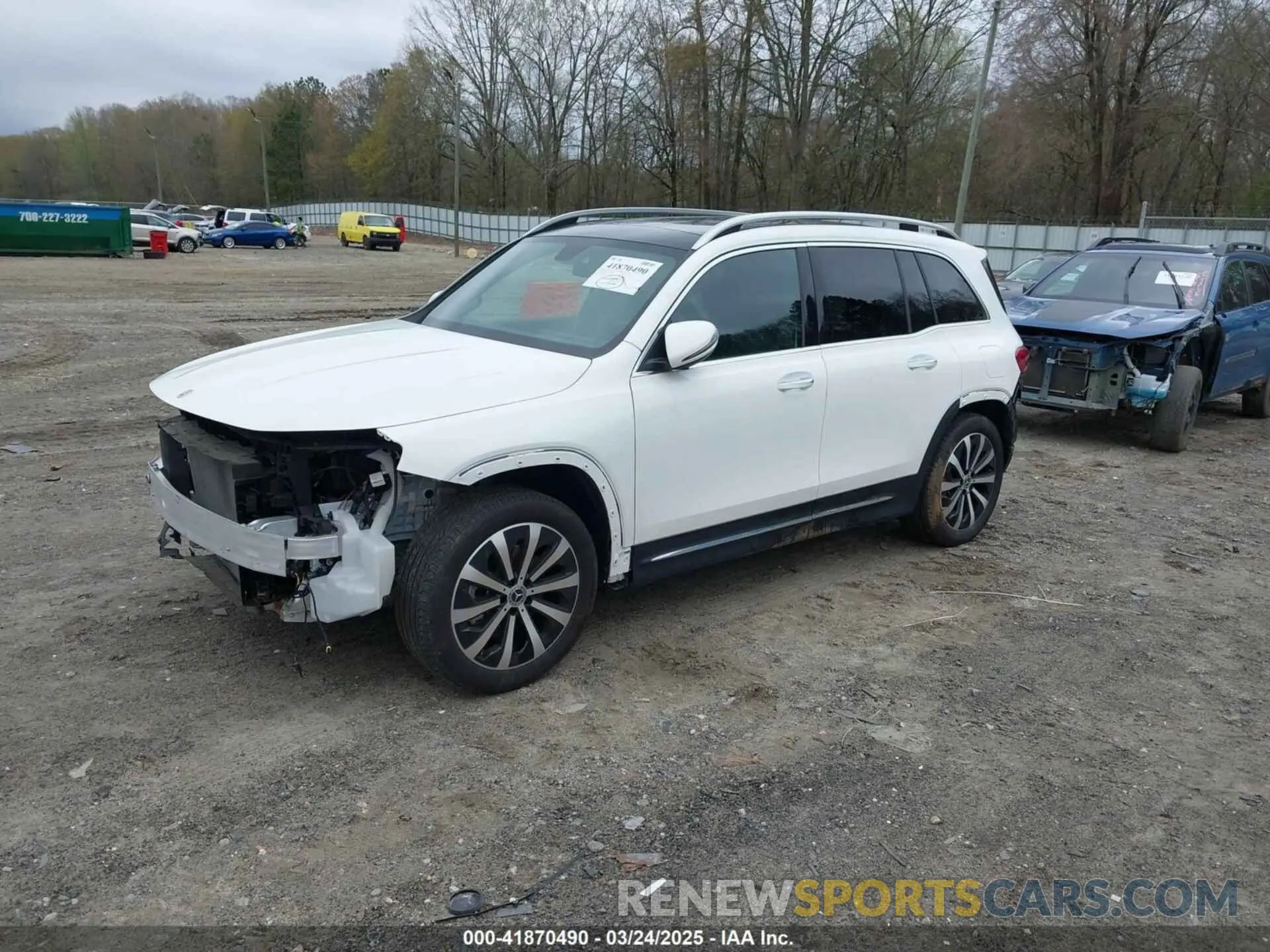 2 Photograph of a damaged car W1N4M4GB9PW297015 MERCEDES-BENZ GLB 250 2023
