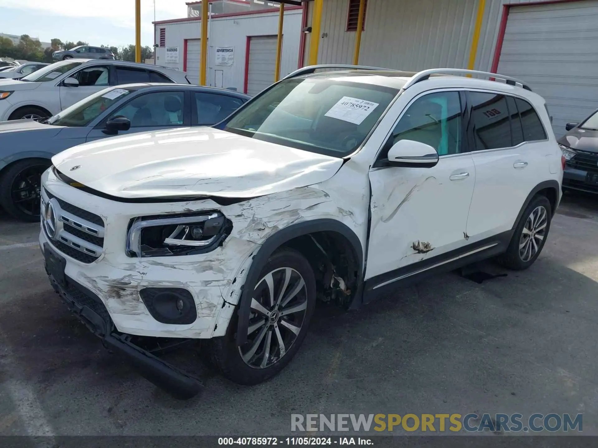2 Photograph of a damaged car W1N4M4HB0PW331082 MERCEDES-BENZ GLB 250 2023