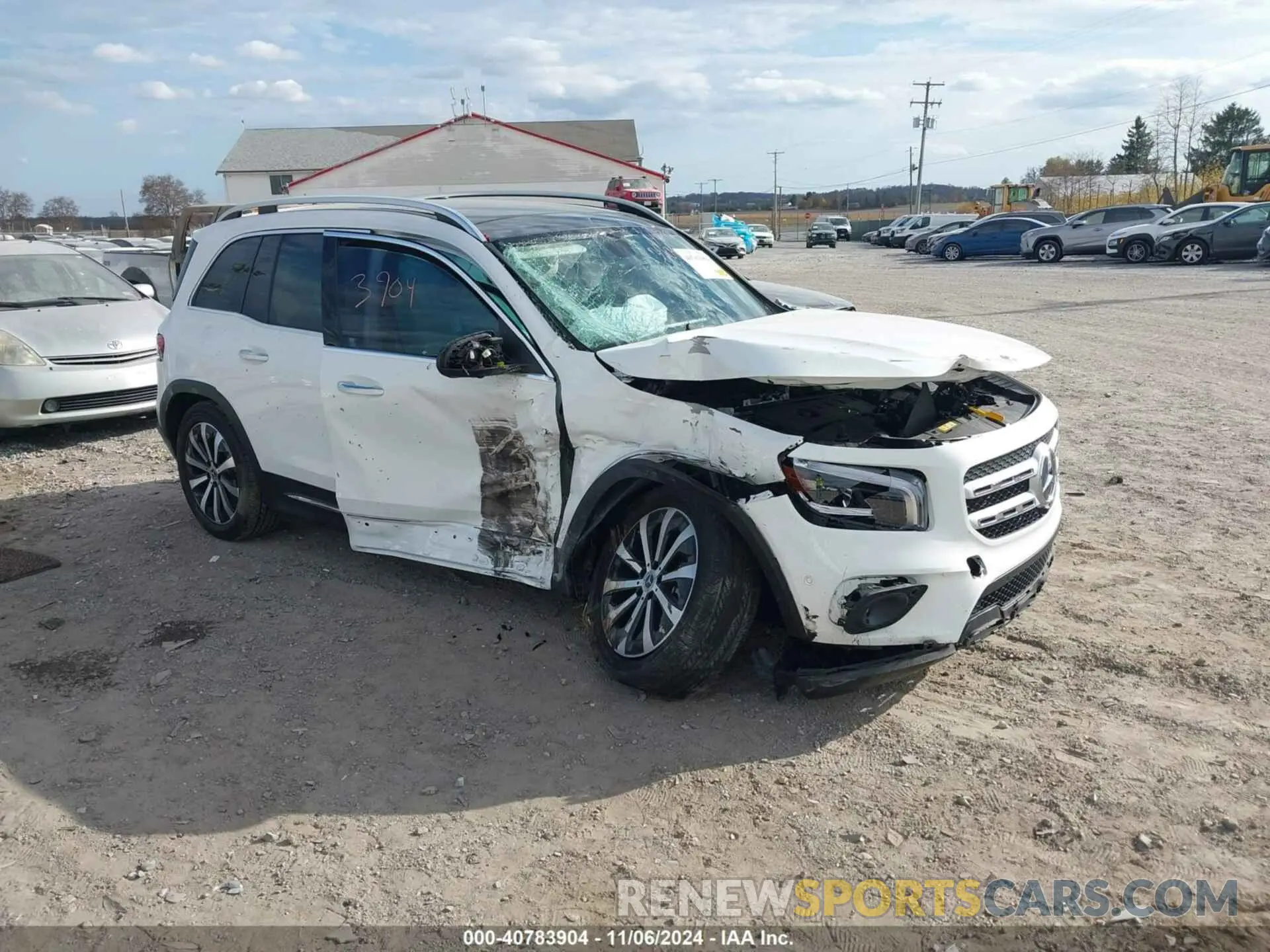1 Photograph of a damaged car W1N4M4HB6PW328798 MERCEDES-BENZ GLB 250 2023