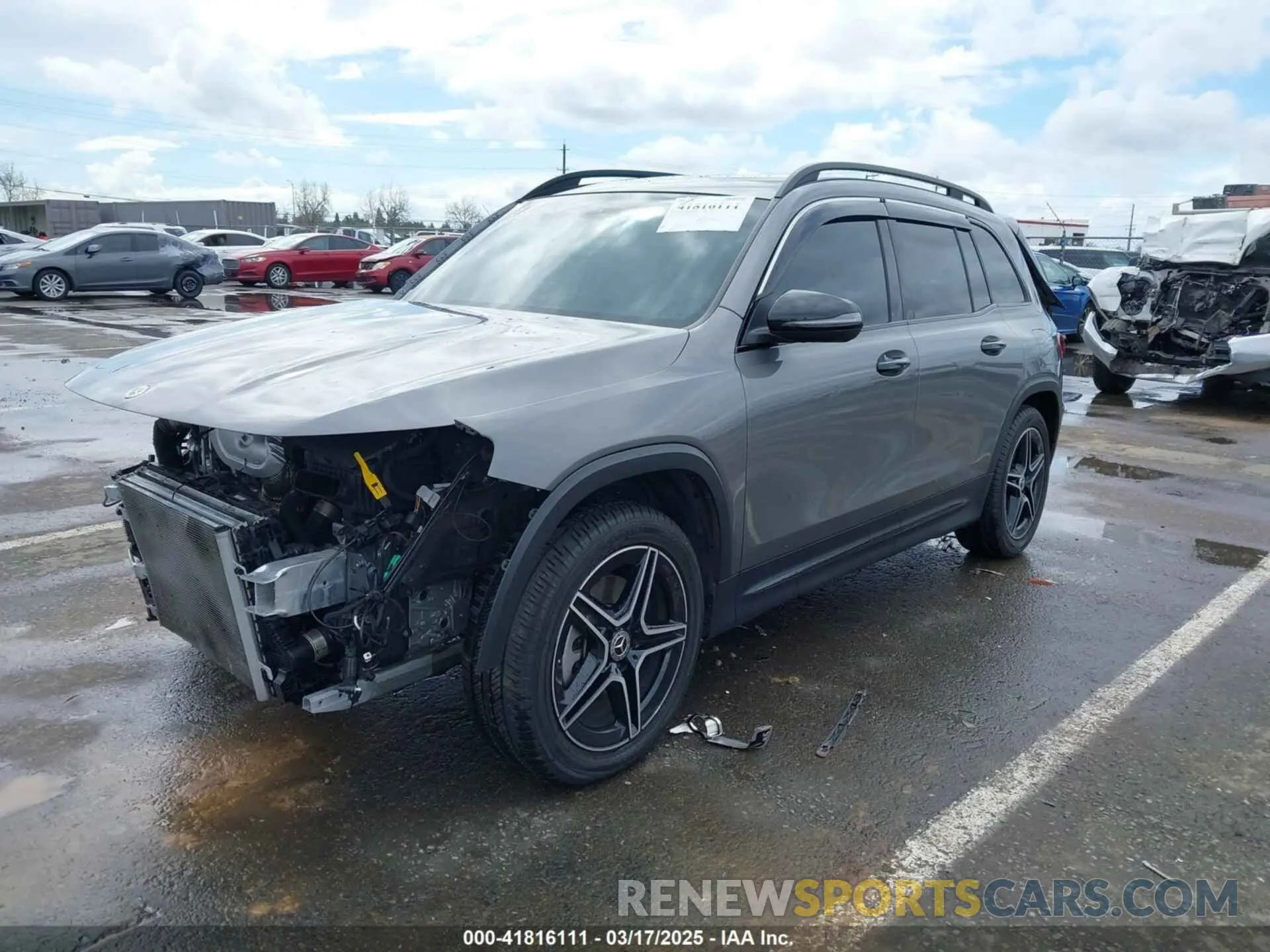 2 Photograph of a damaged car W1N4M4HB7PW264075 MERCEDES-BENZ GLB 250 2023