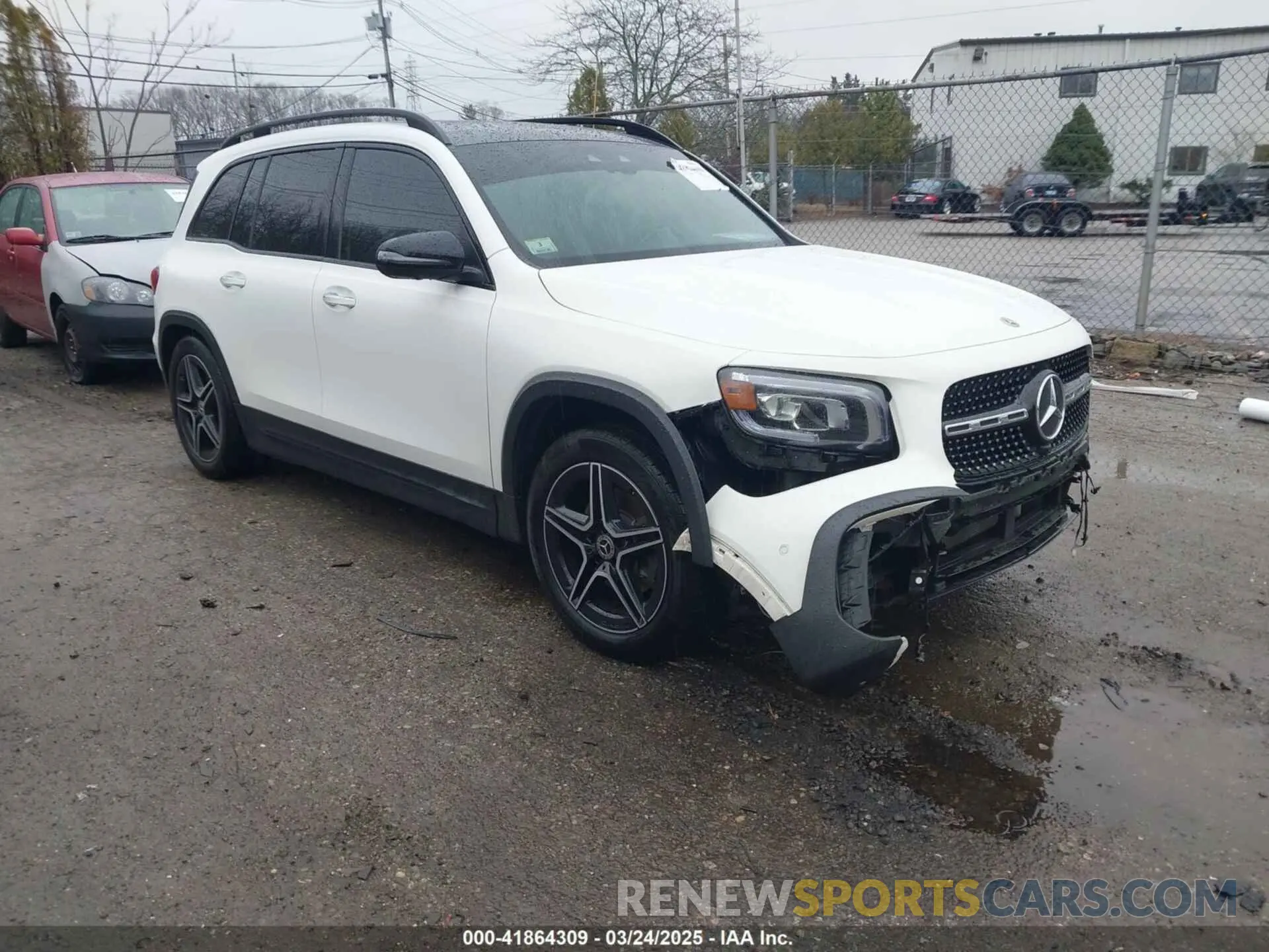 1 Photograph of a damaged car W1N4M4HB9PW308660 MERCEDES-BENZ GLB 250 2023