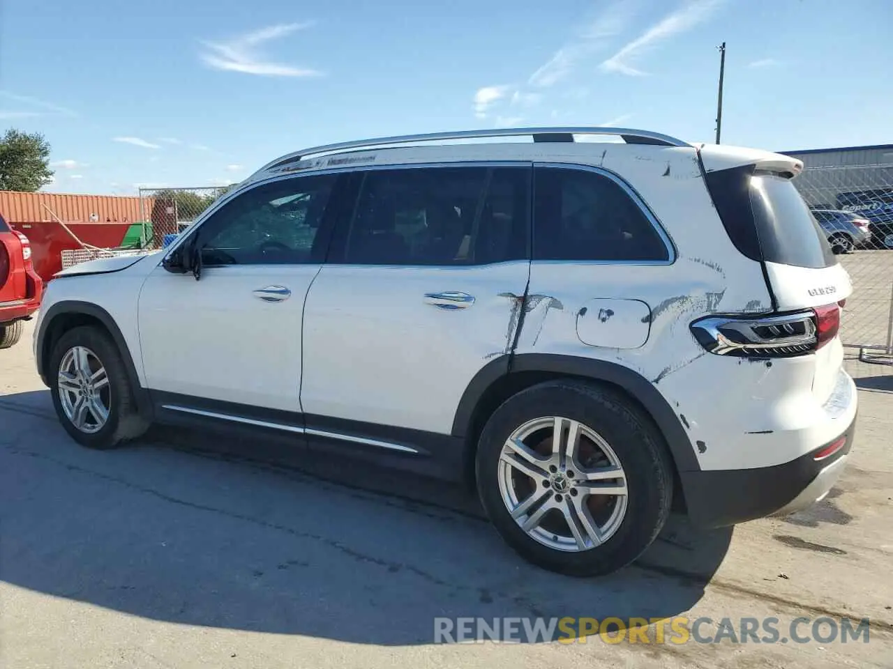 2 Photograph of a damaged car W1N4M4GB1LW013368 MERCEDES-BENZ GLB-CLASS 2020